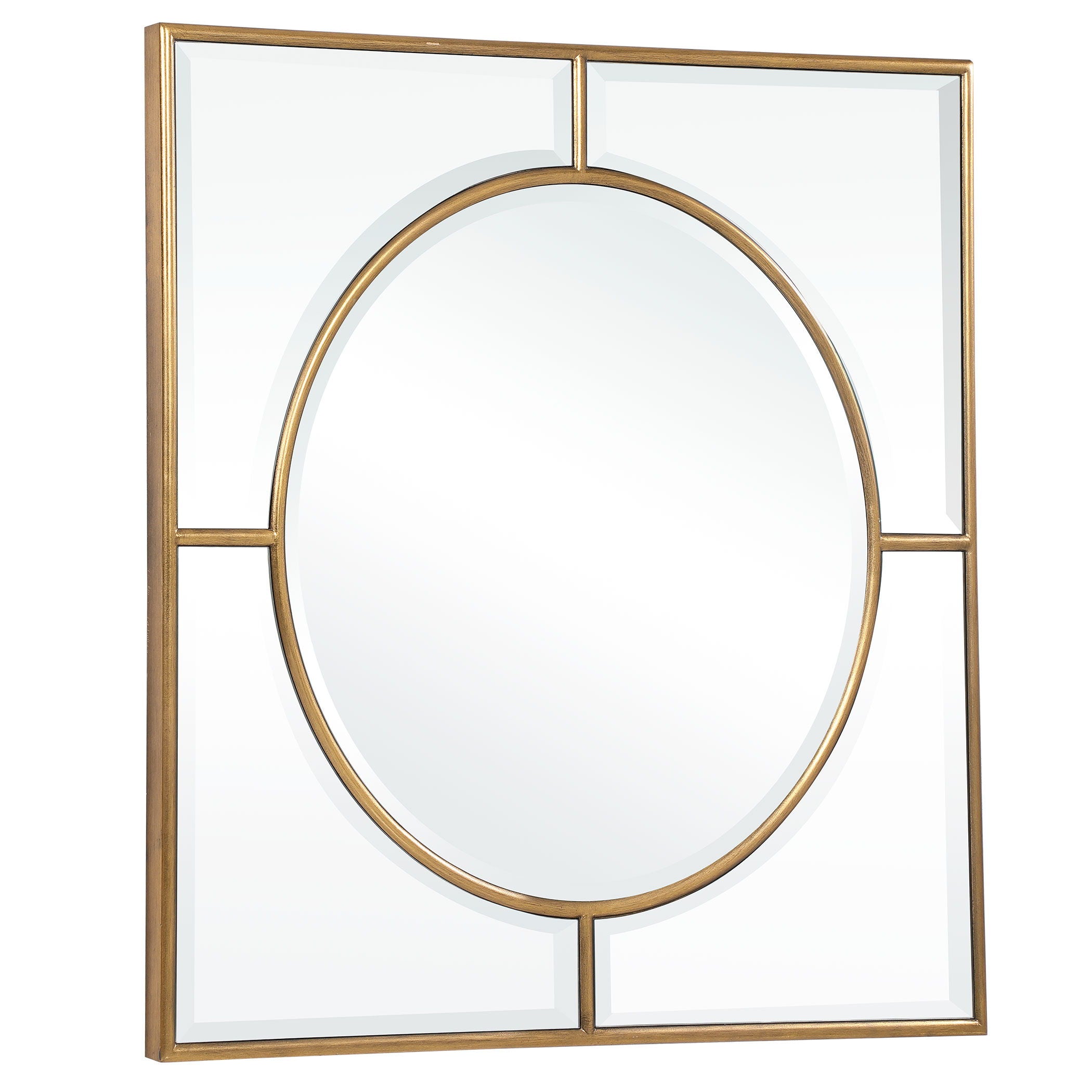 Stanford - Square Mirror - Gold