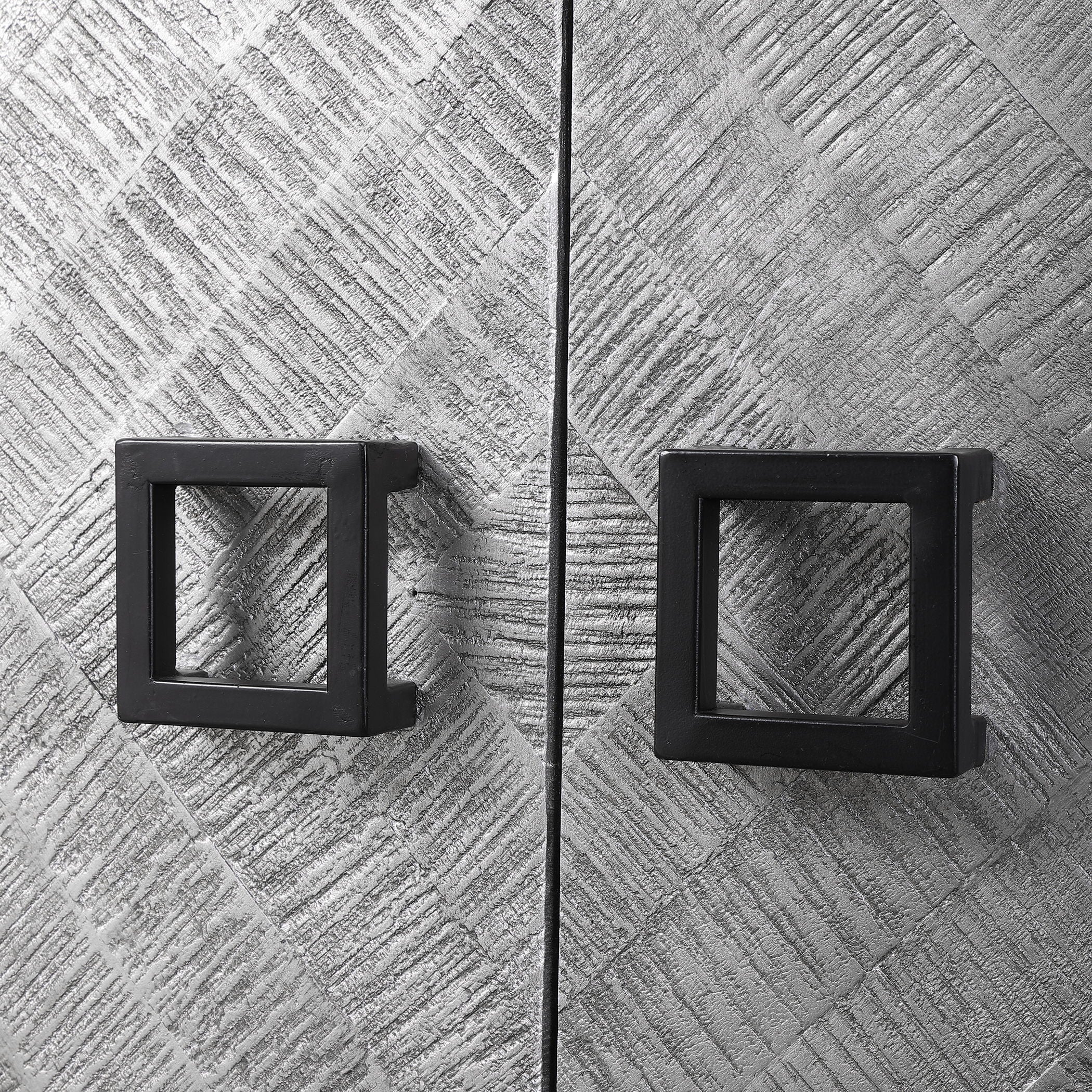 Keyes - 2 Door Cabinet - Gray