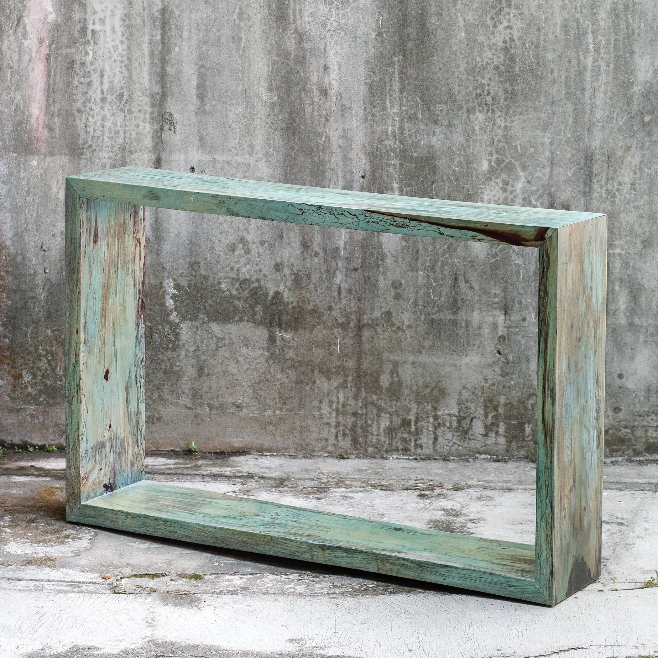 Teo - Wooden Console Table - Blue