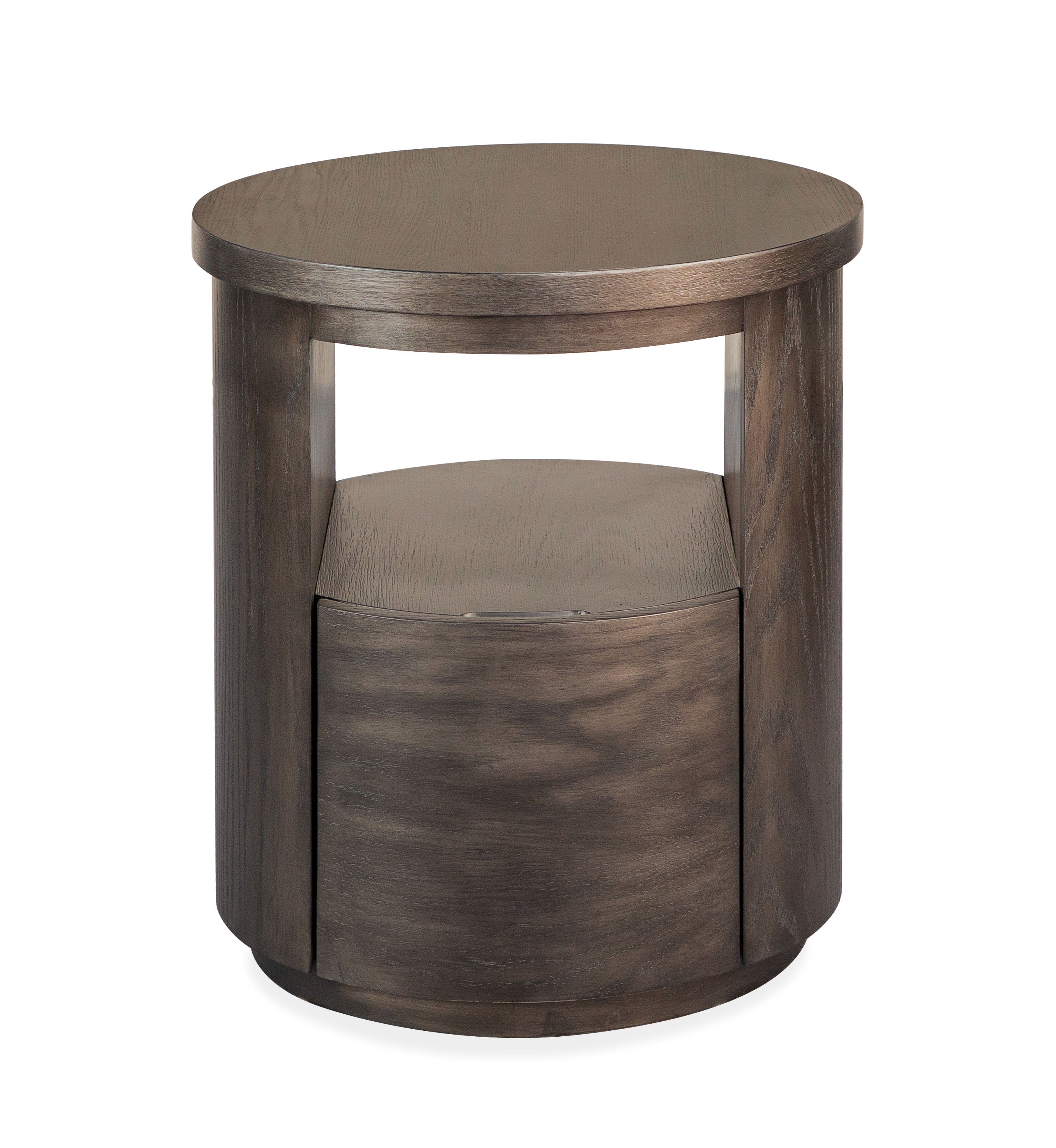 Bosley - Round End Table - Coffee Bean