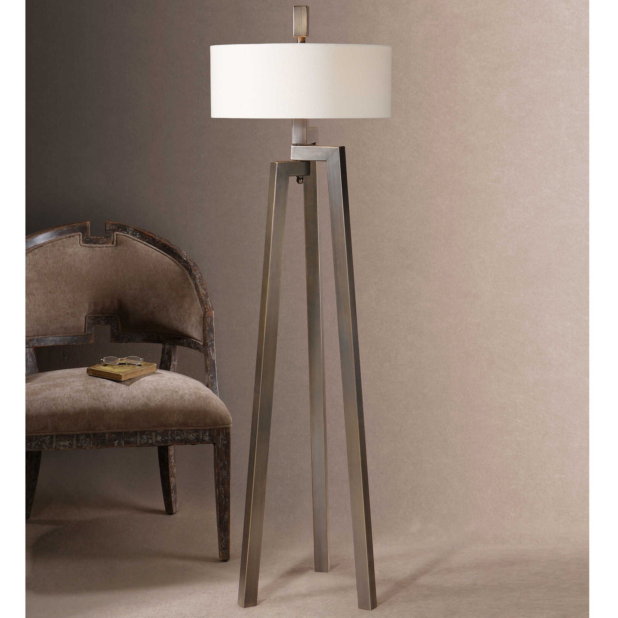 Mondovi - Modern Floor Lamp - Dark Brown