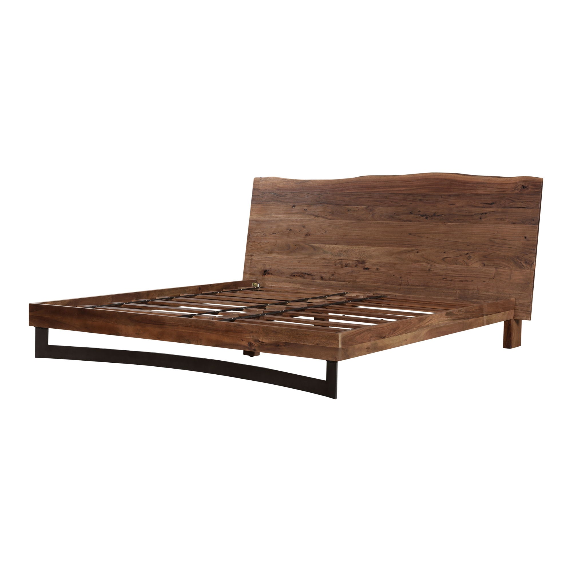 Bent - King Size Bed - Natural Stain