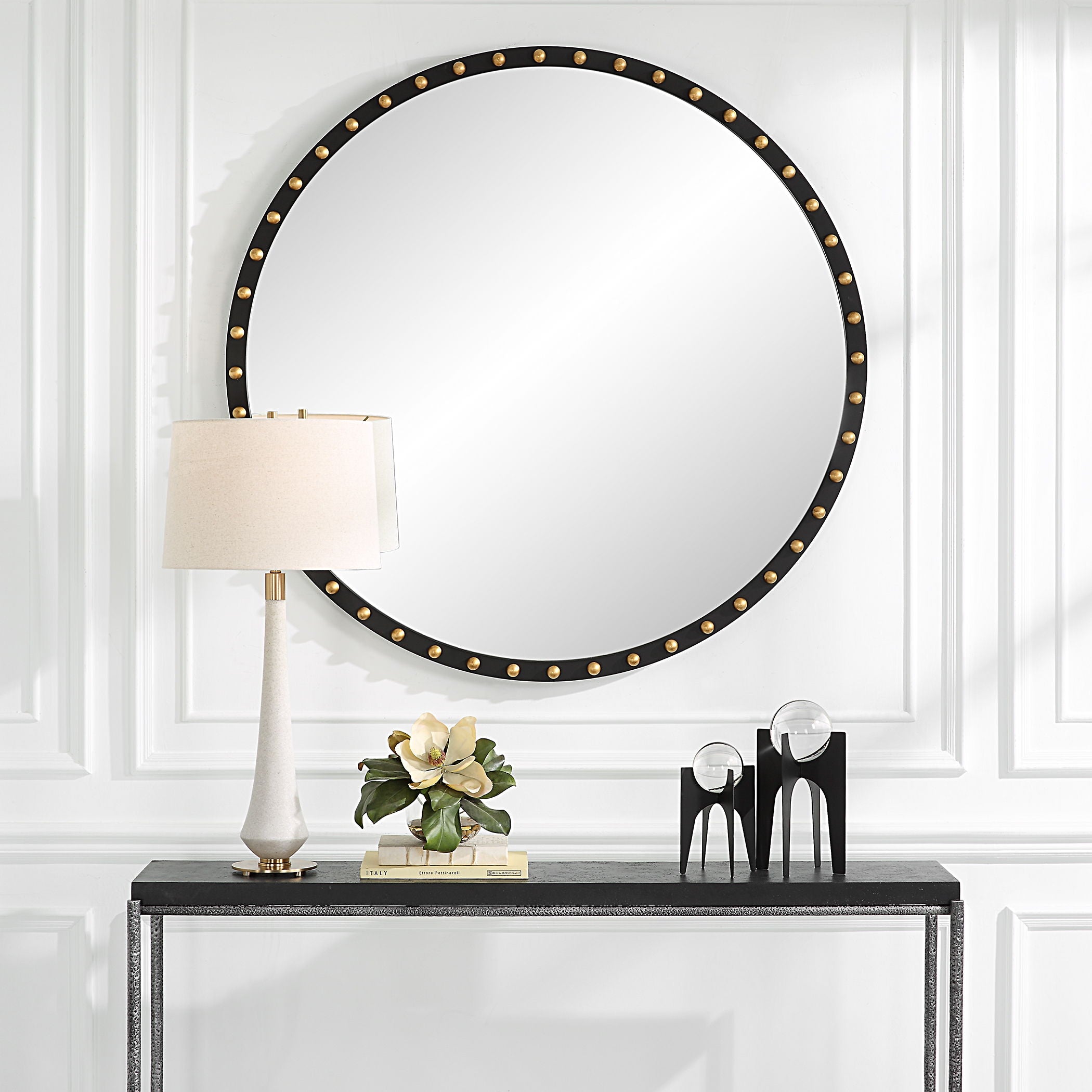 Sele - Oversized Round Mirror