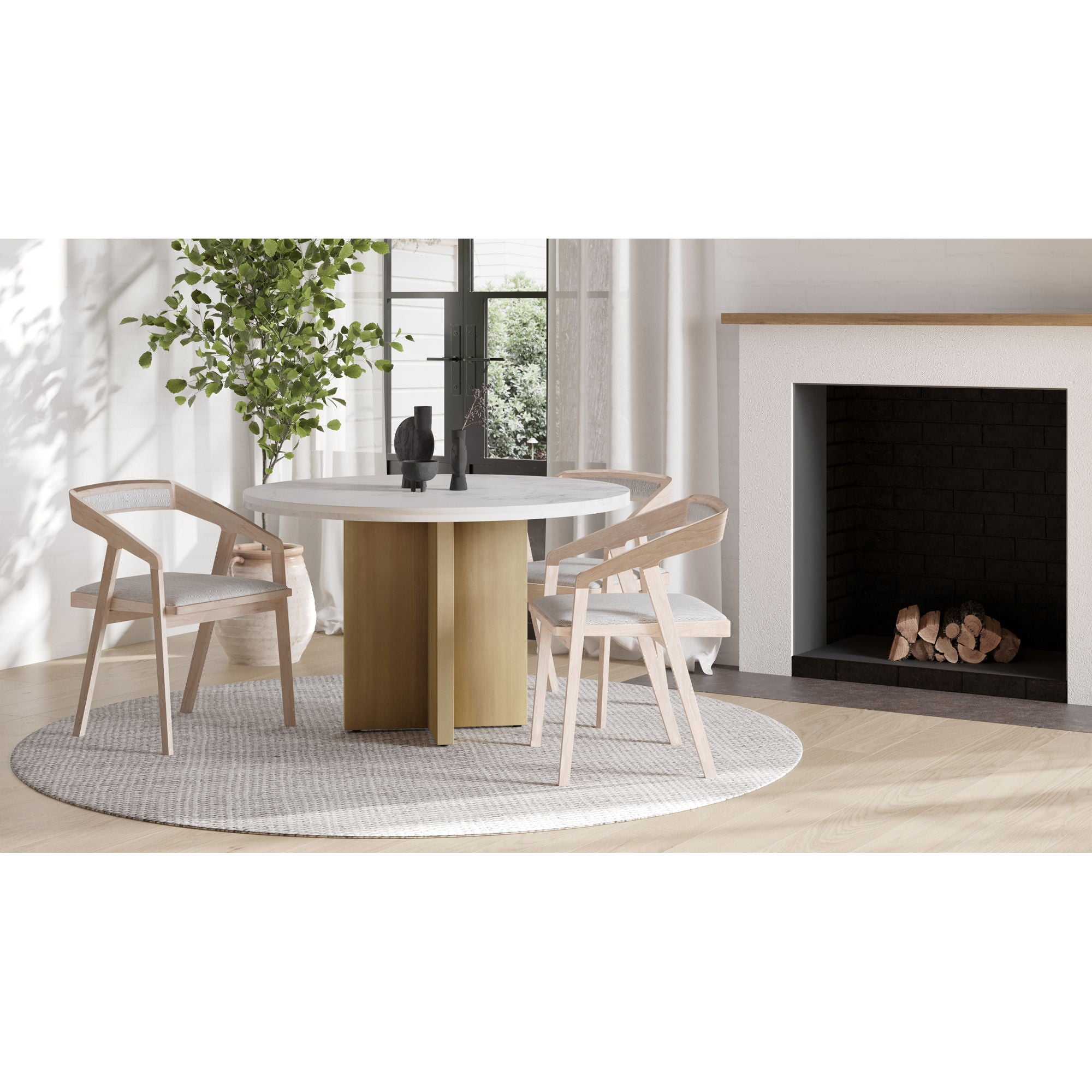 Graze - Dining Table - White