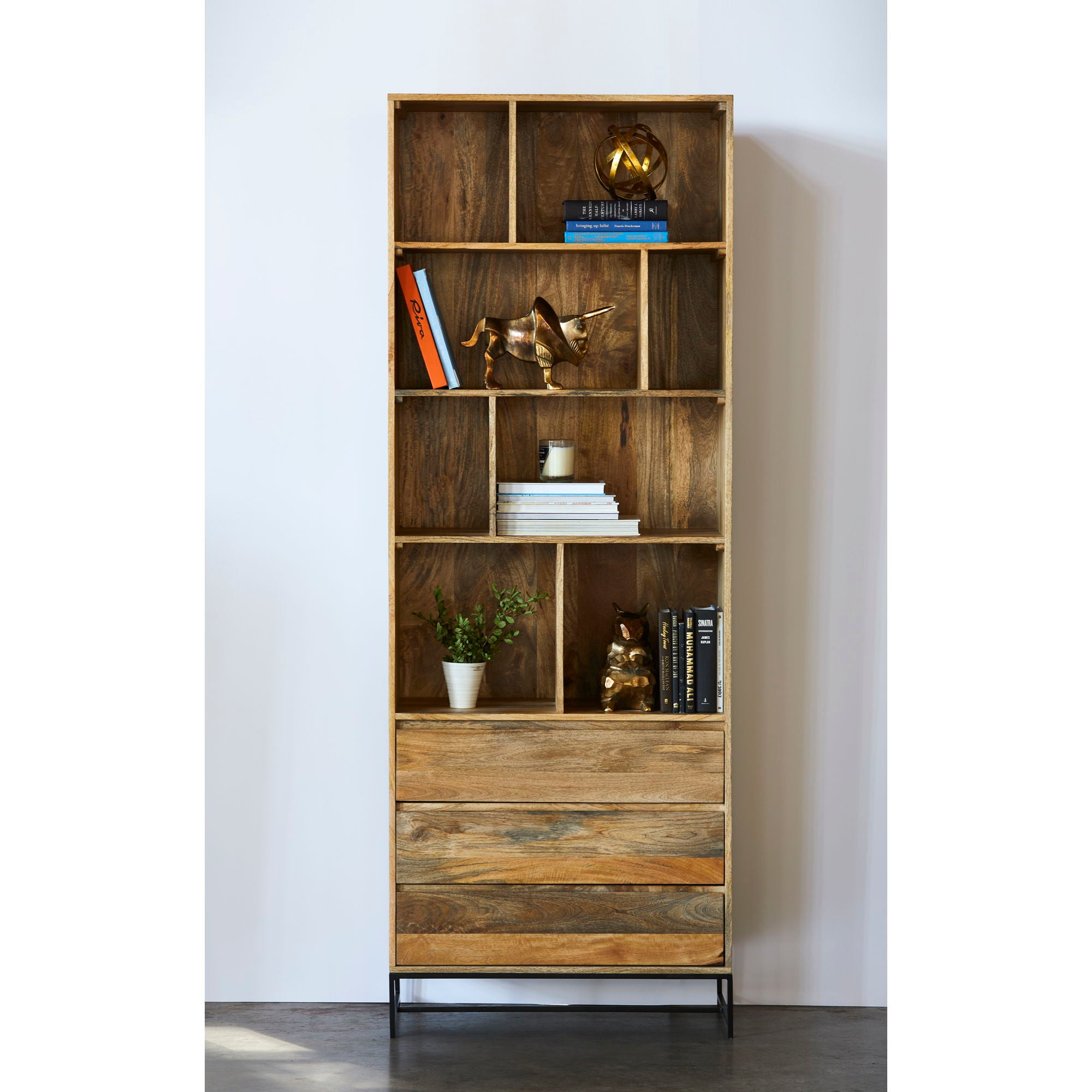 Colvin - Shelf With Drawers - Natural