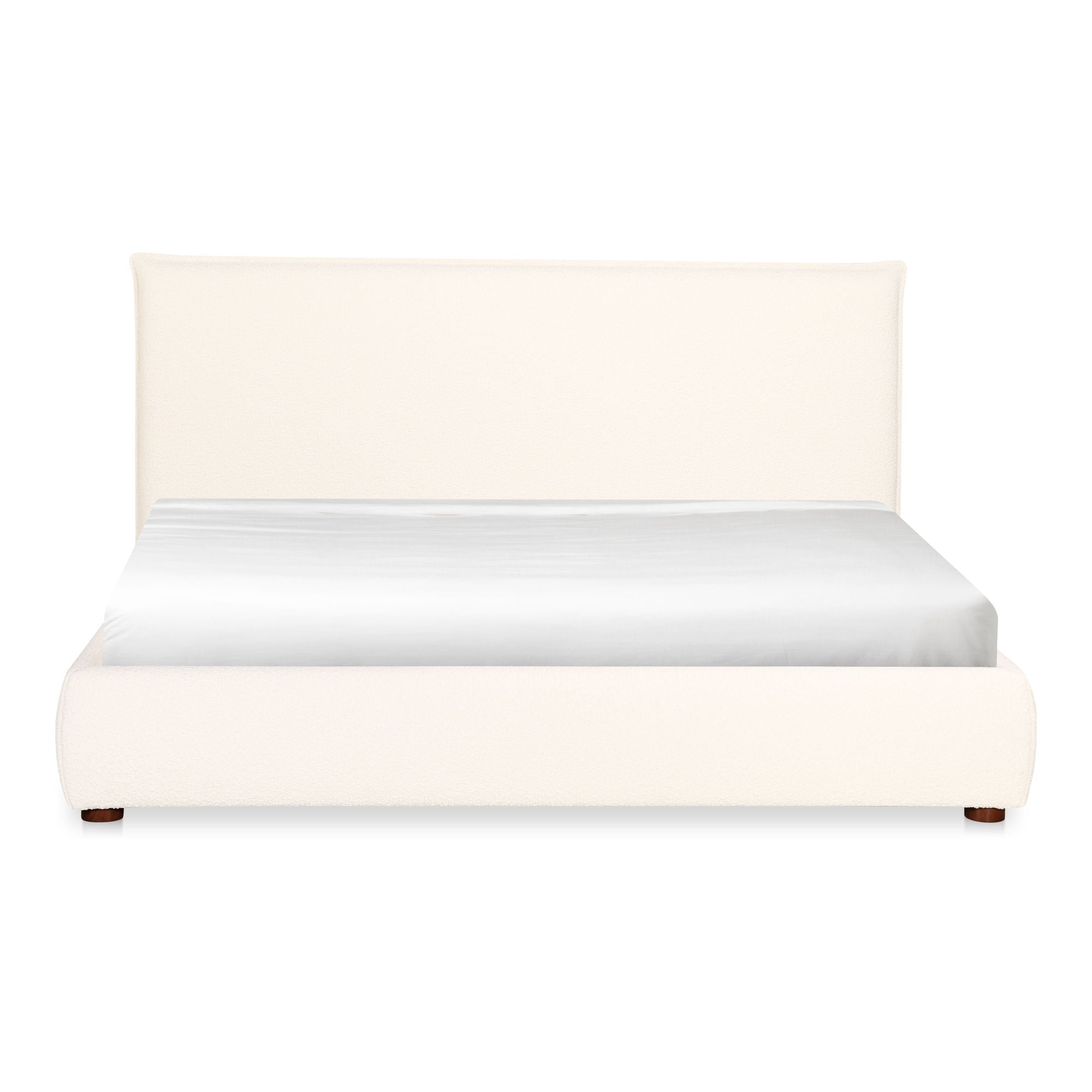 Recharge - Queen Bed Upholstery - White