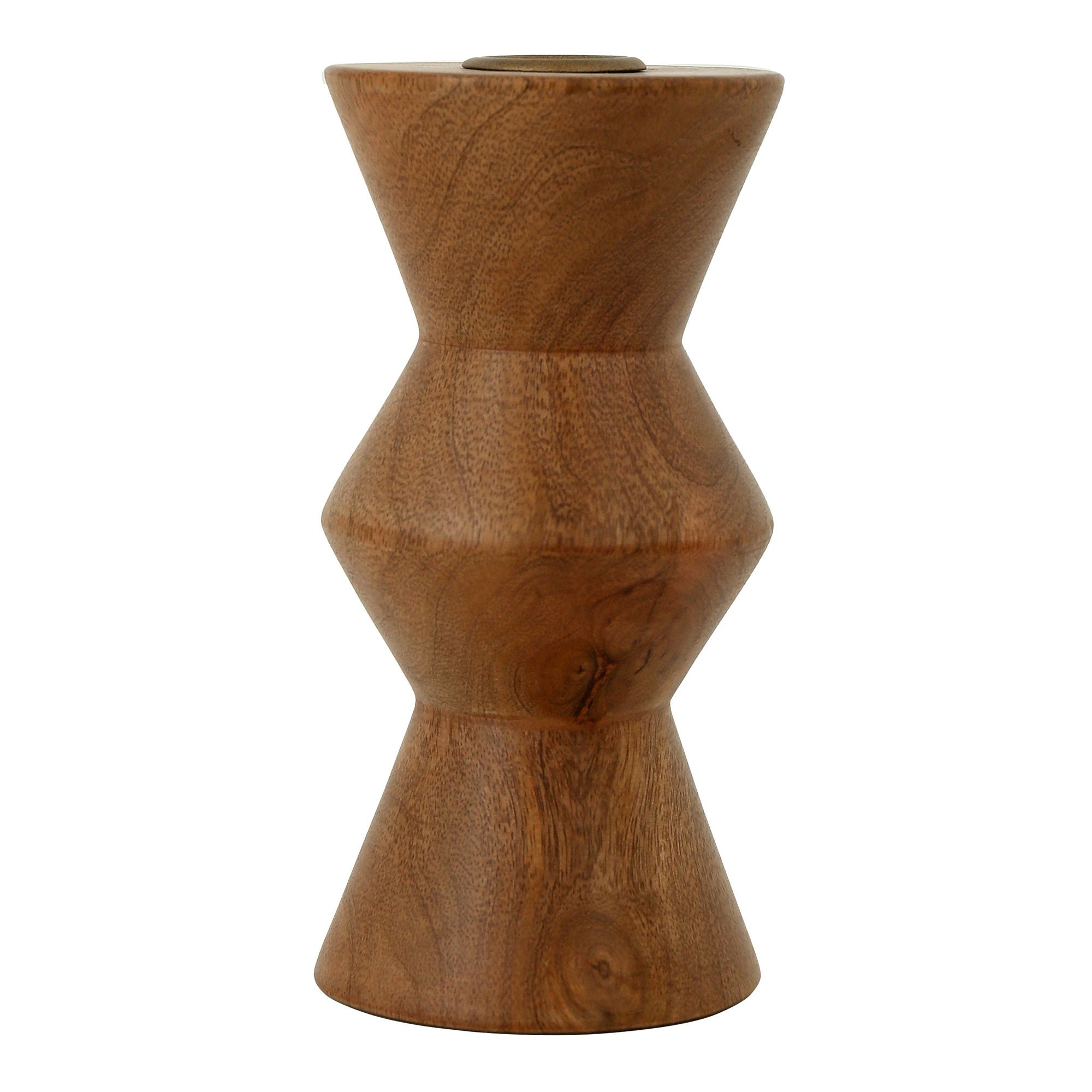 Sequence - Wooden Candle Holder Small - Light Brown