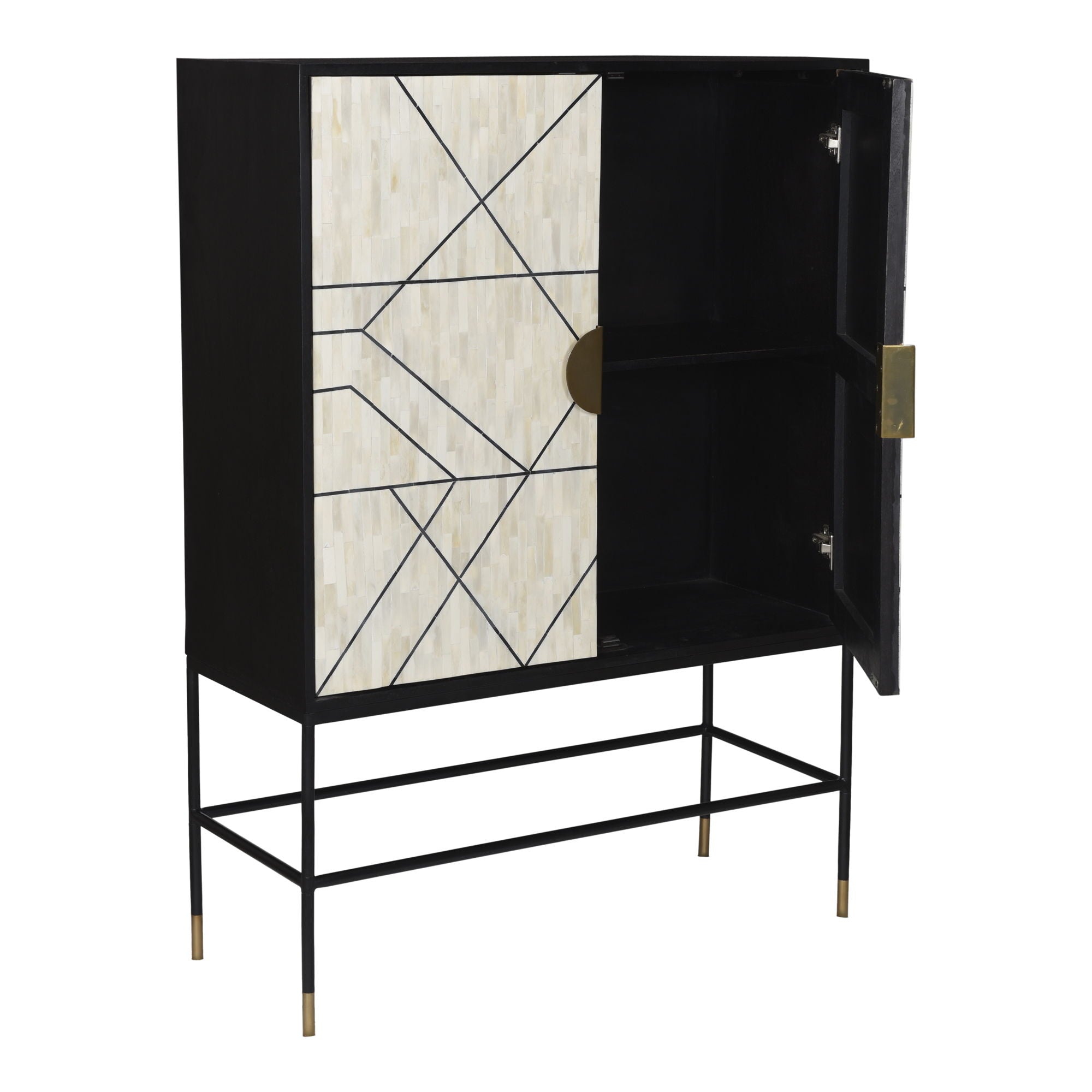 Shaws - Cabinet - Black