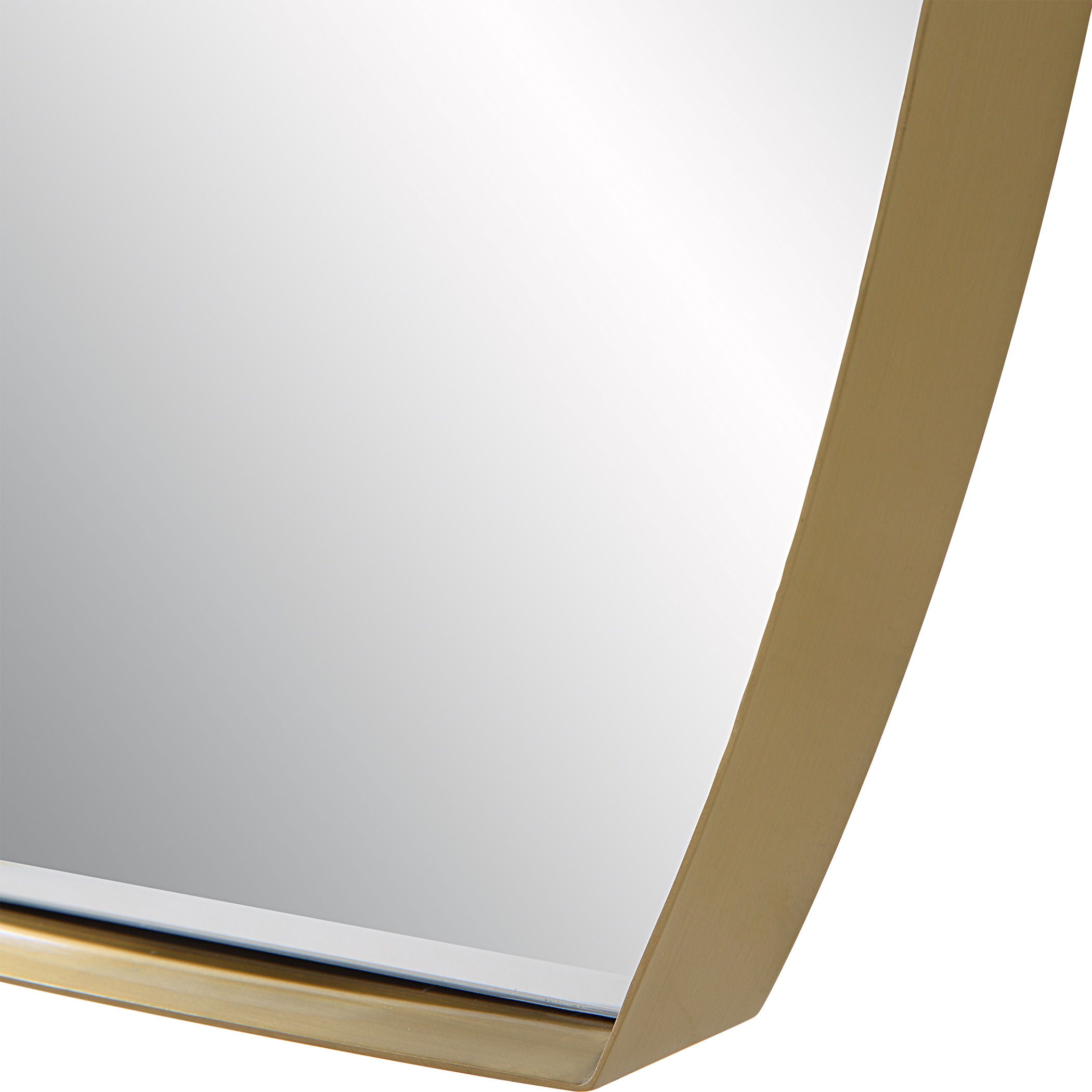 Portal - Modern Mirror - Brass