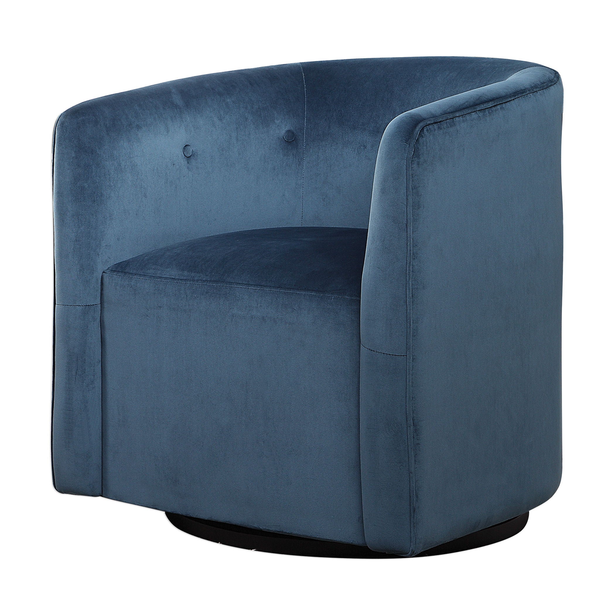 Mallorie - Swivel Chair - Blue