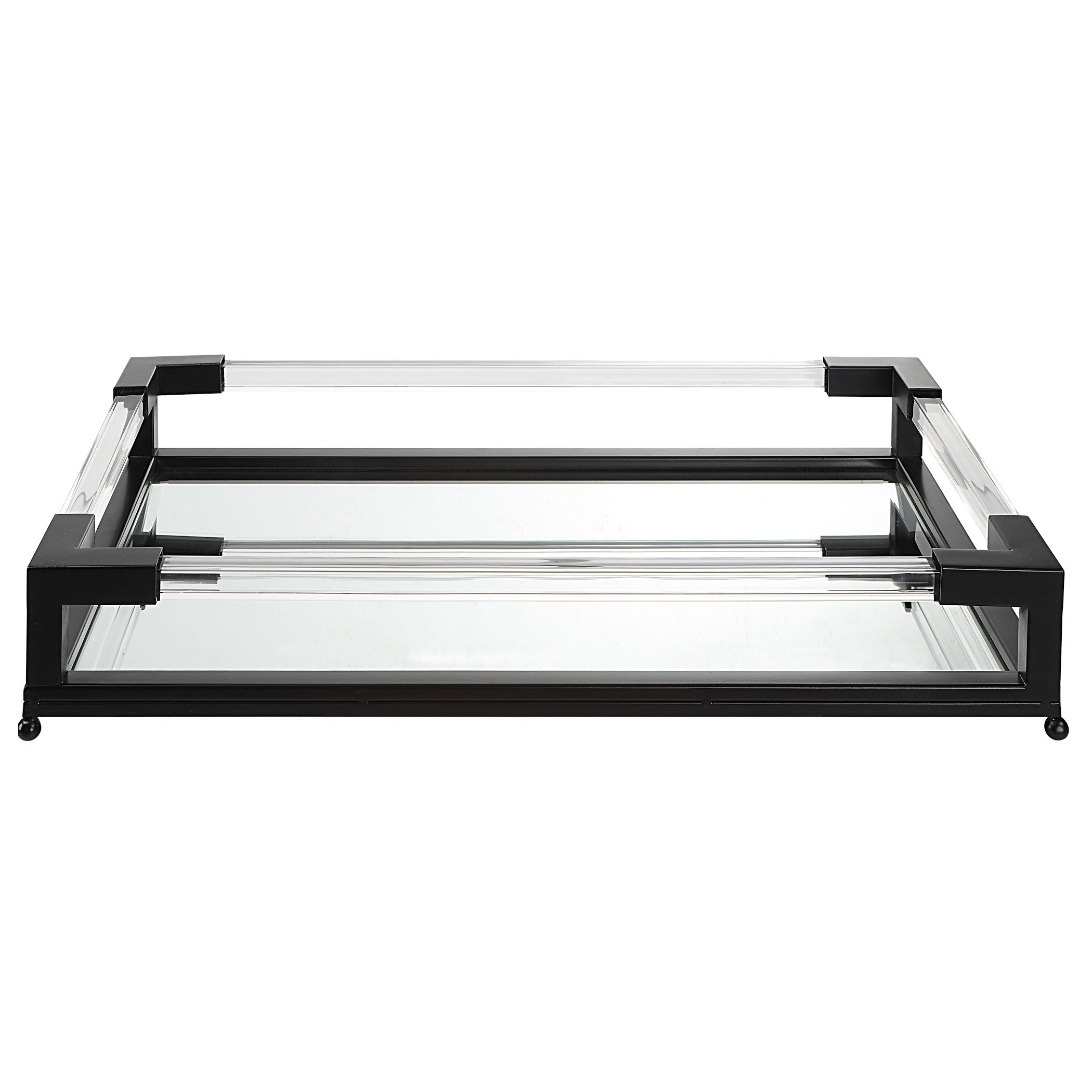 Balkan - Mirrored Iron Tray - Black