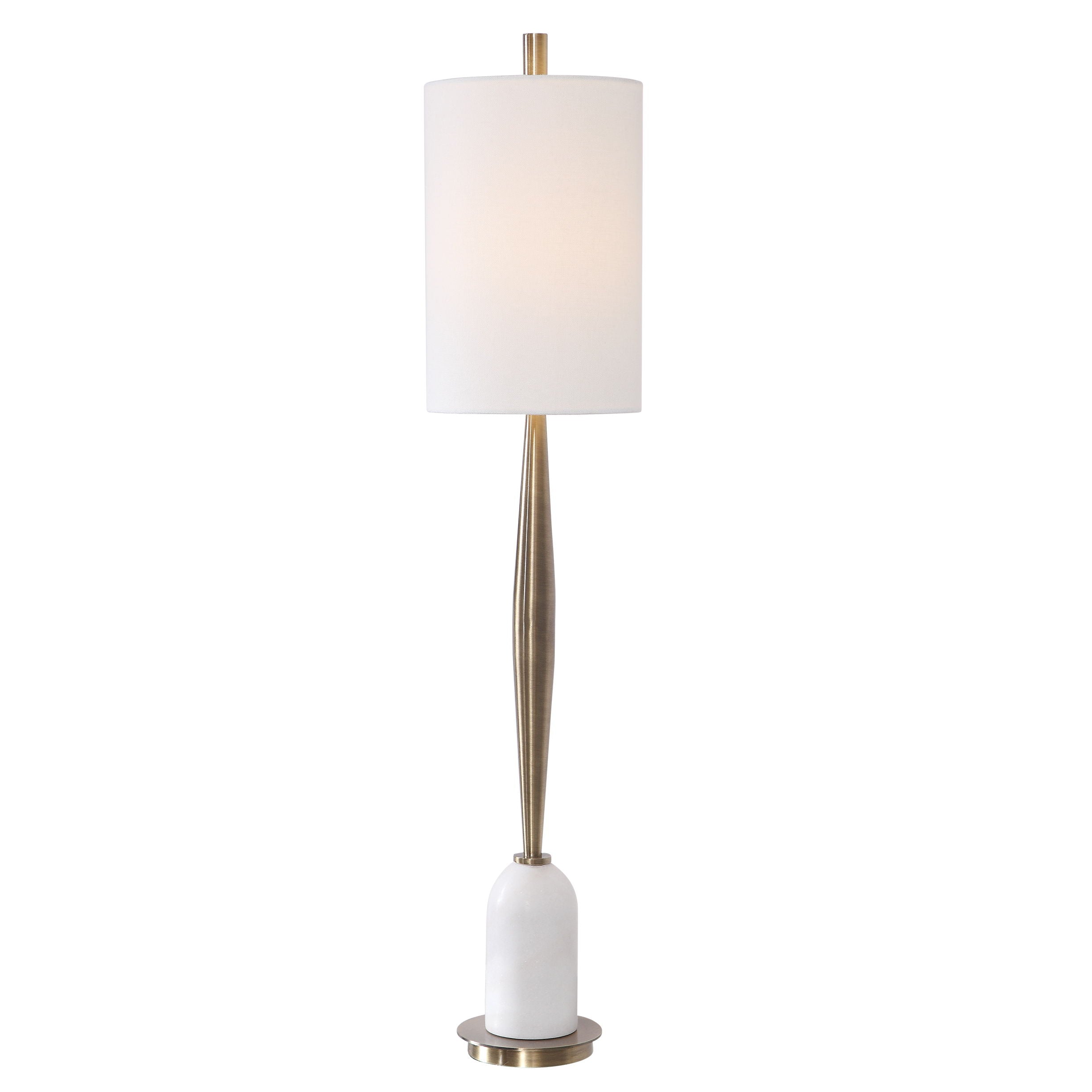 Minette - Mid-Century Buffet Lamp - White