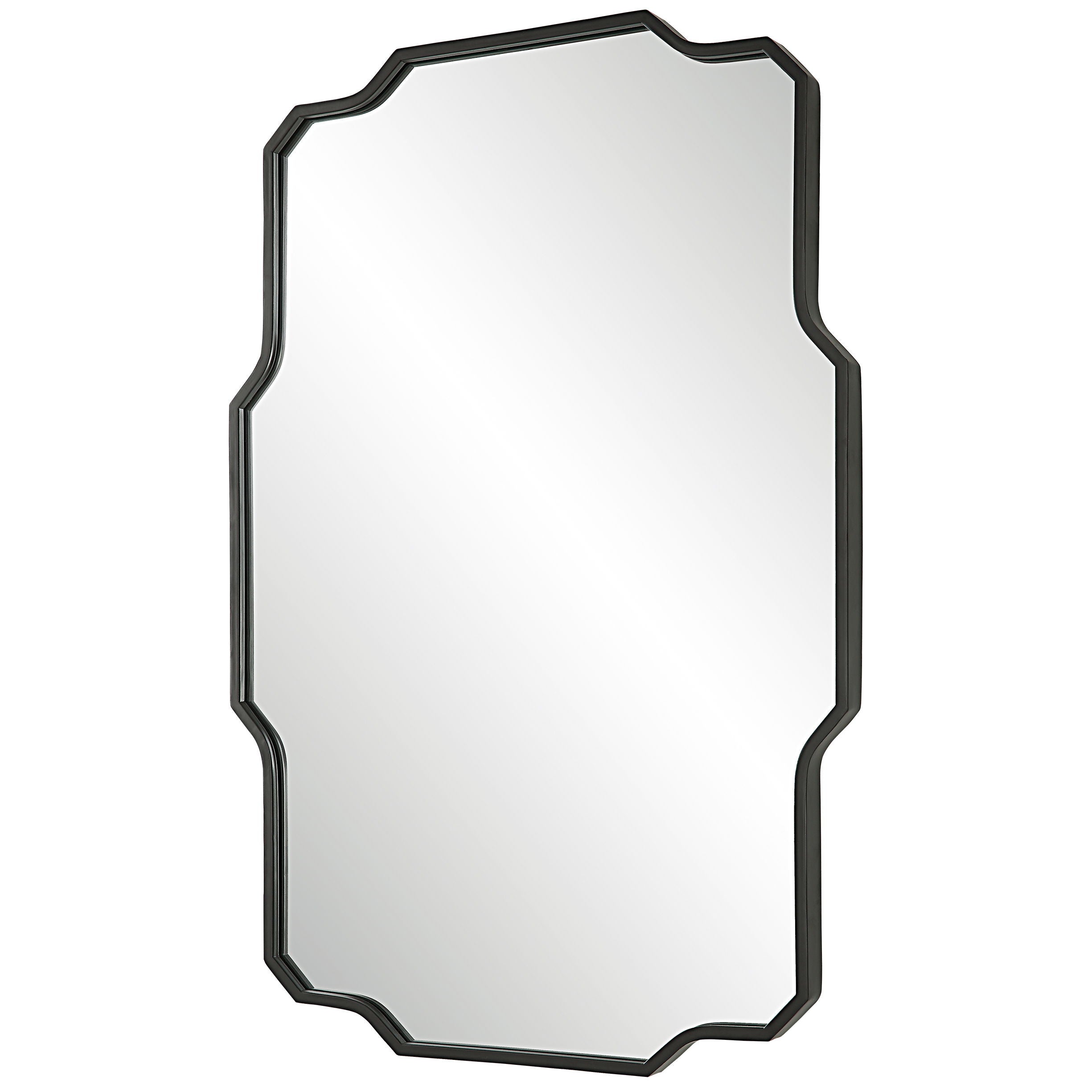 Casmus - Iron Wall Mirror - Black