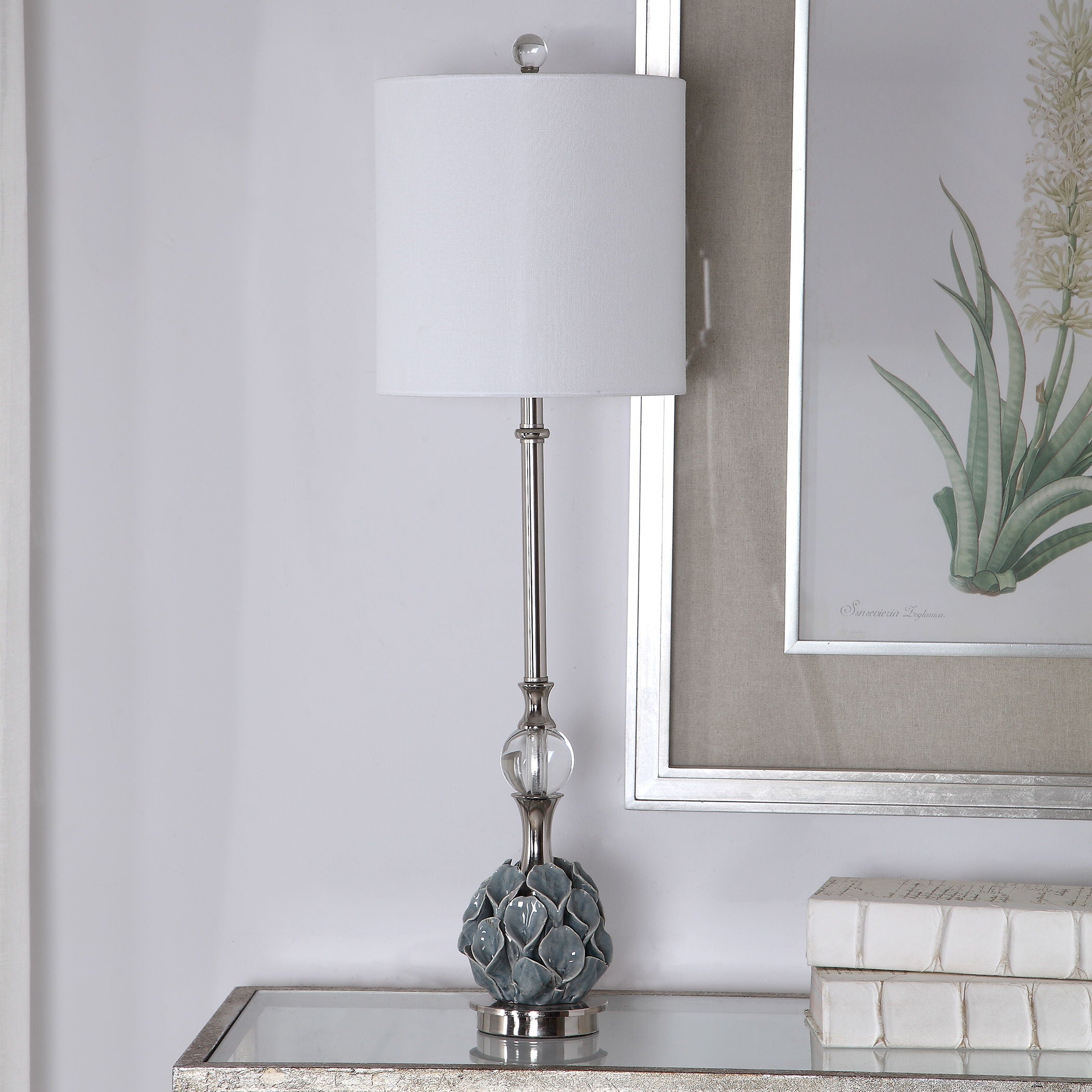 Elody - Buffet Lamp - Blue Gray