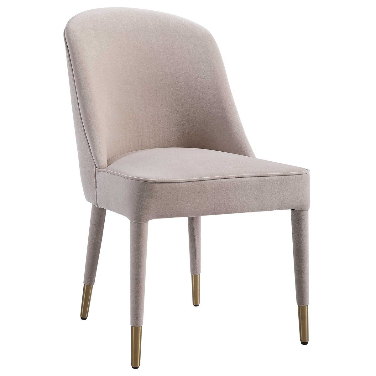 Brie - Armless Chair (Set of 2) - Champagne