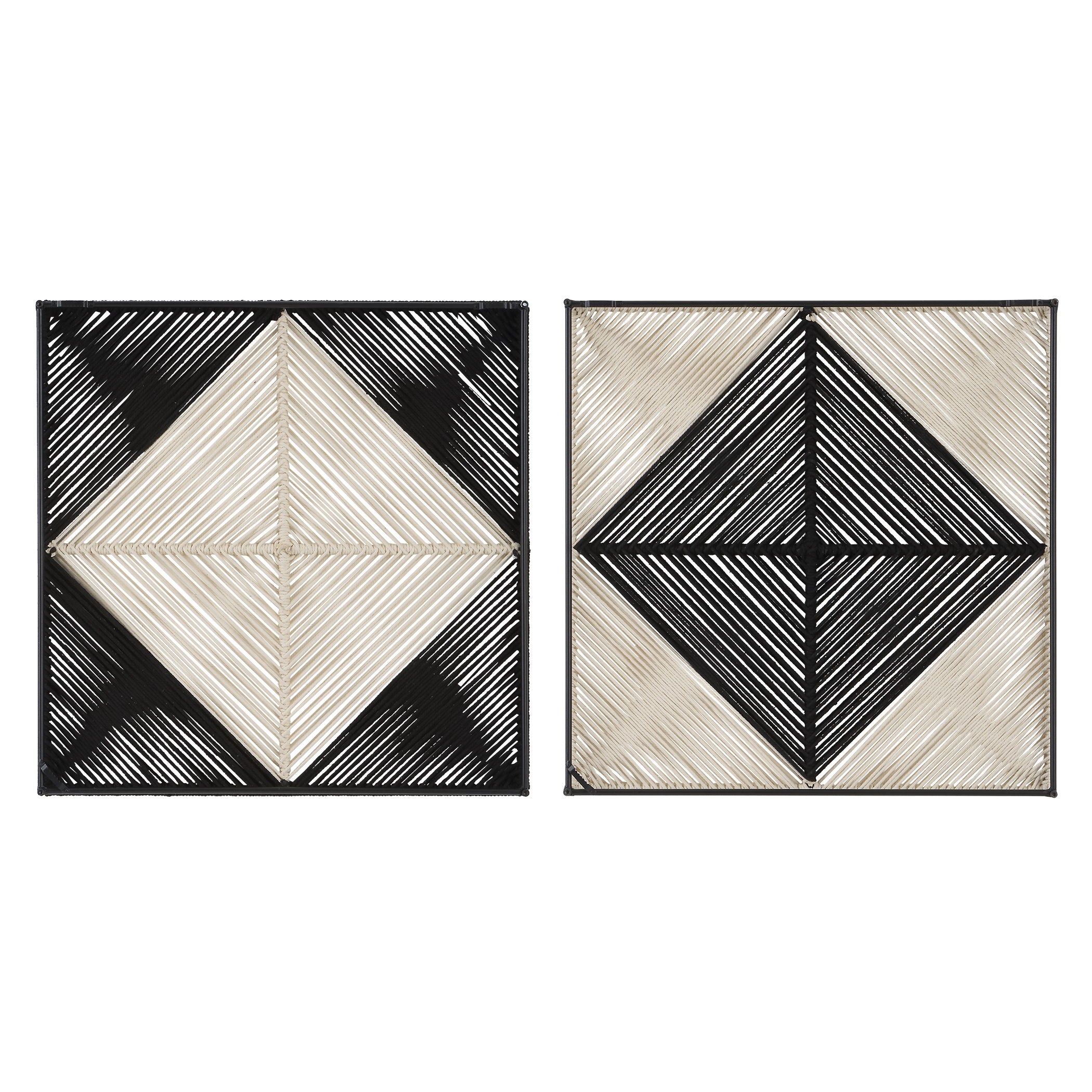 Looking Glass - Mirrored Wall Decor (Set of 4) - Black