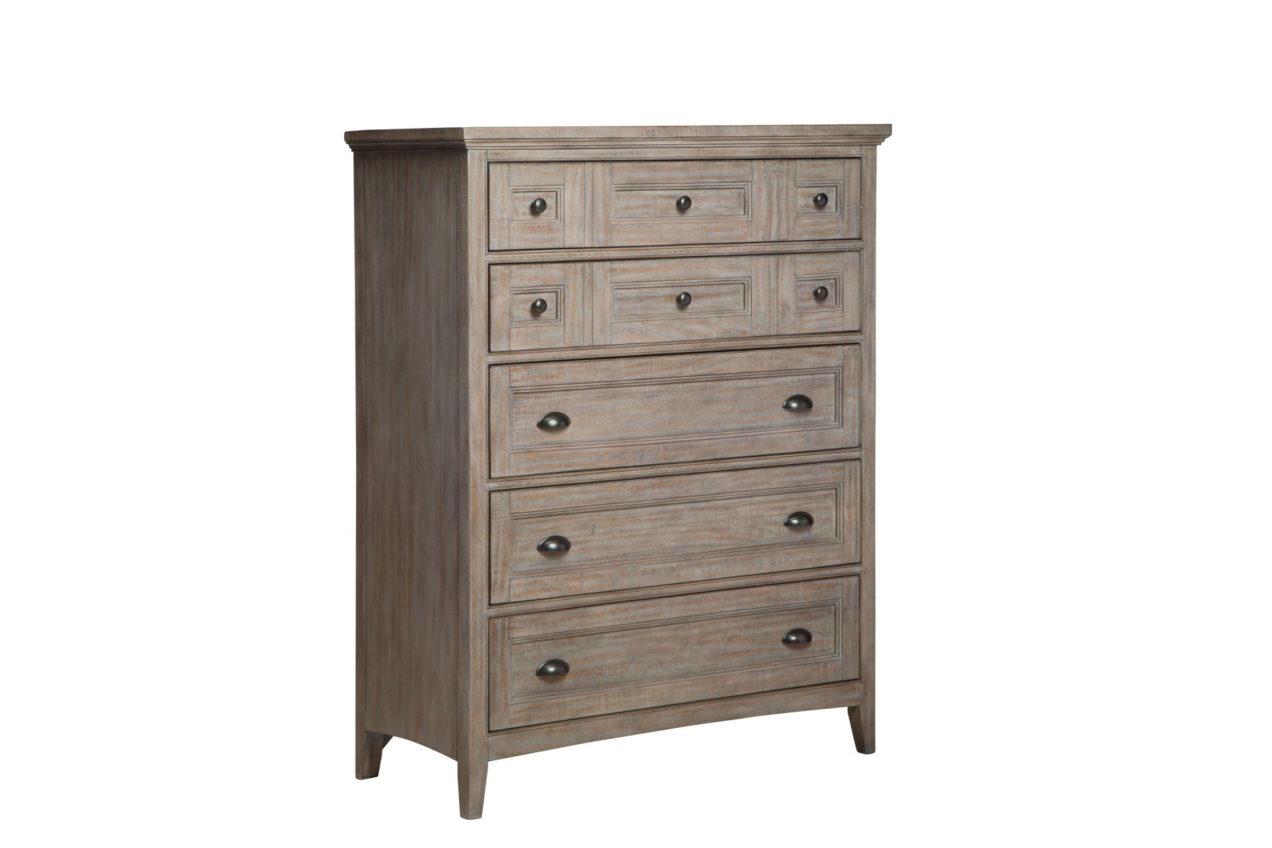 Paxton Place - Wood Drawer Chest - Dove Tail Grey