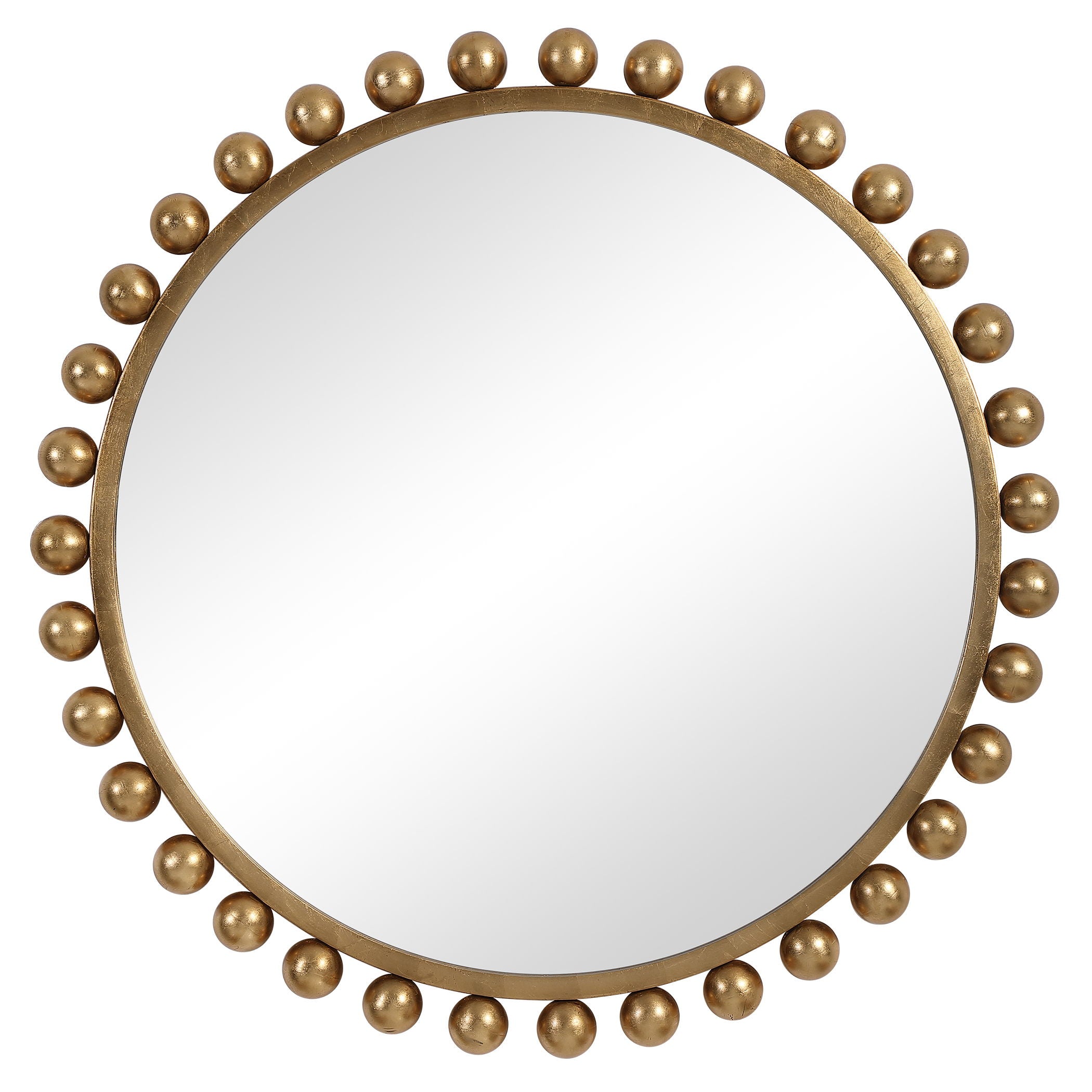 Cyra - Round Mirror - Gold