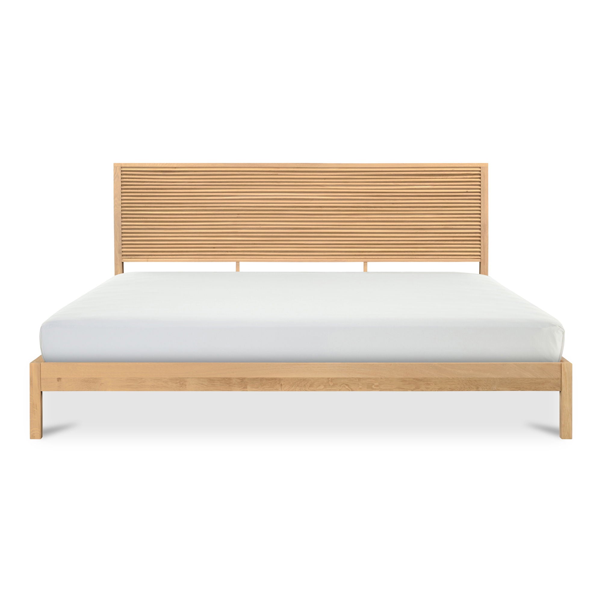 Teeda - Queen Bed Natural - Light Brown