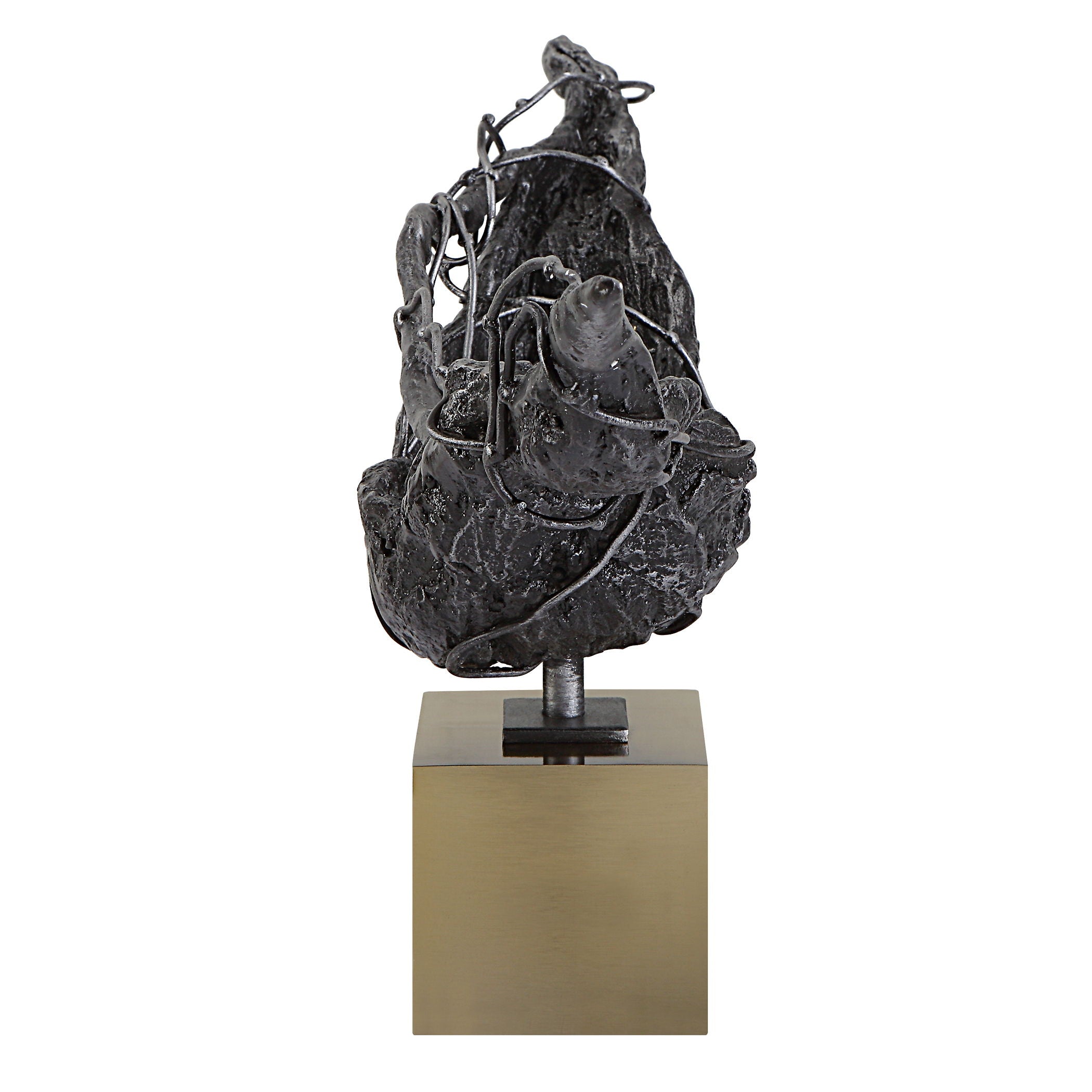 Tranquility - Abstract Sculpture - Black