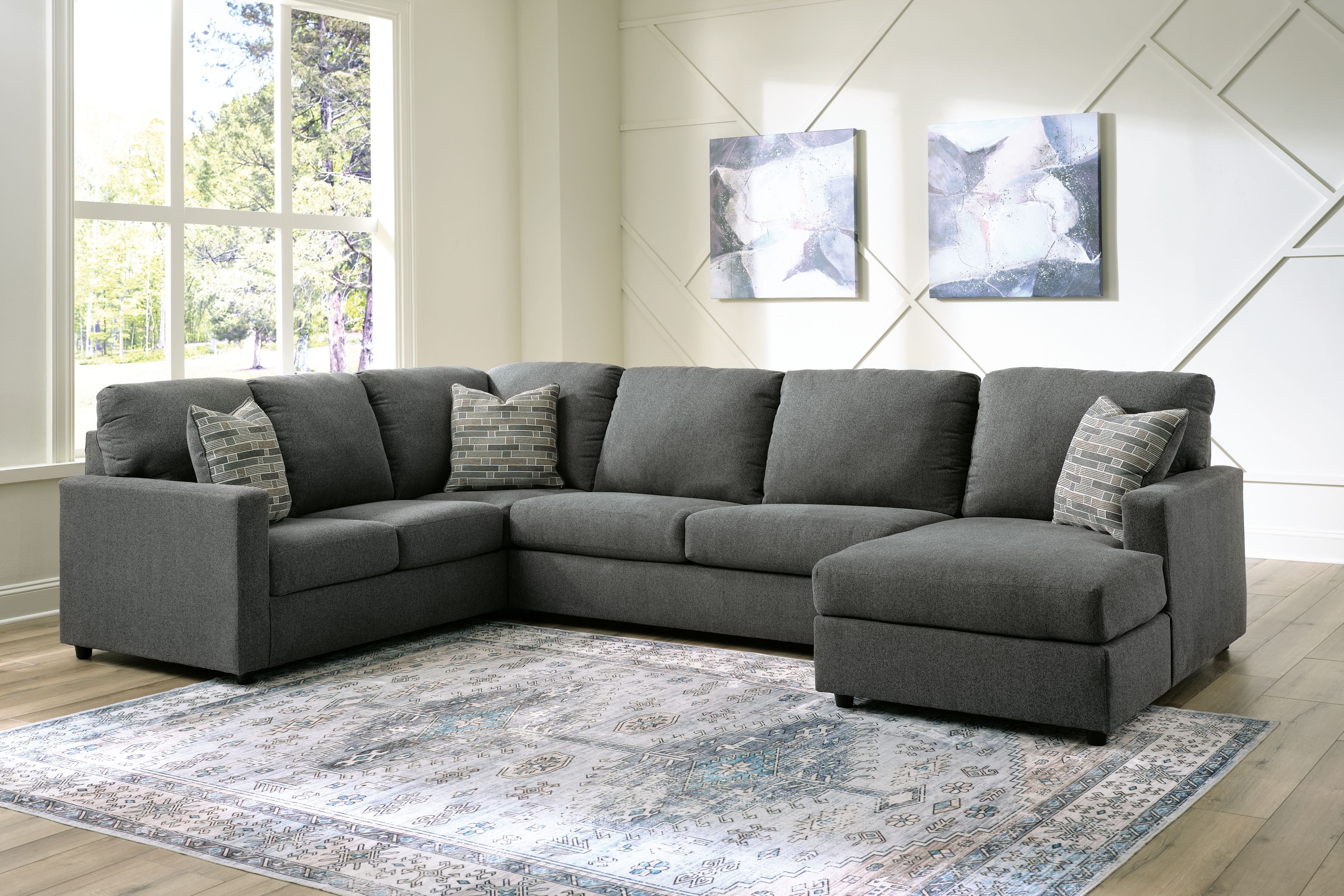 Maier charcoal left arm deals facing chaise end sectional