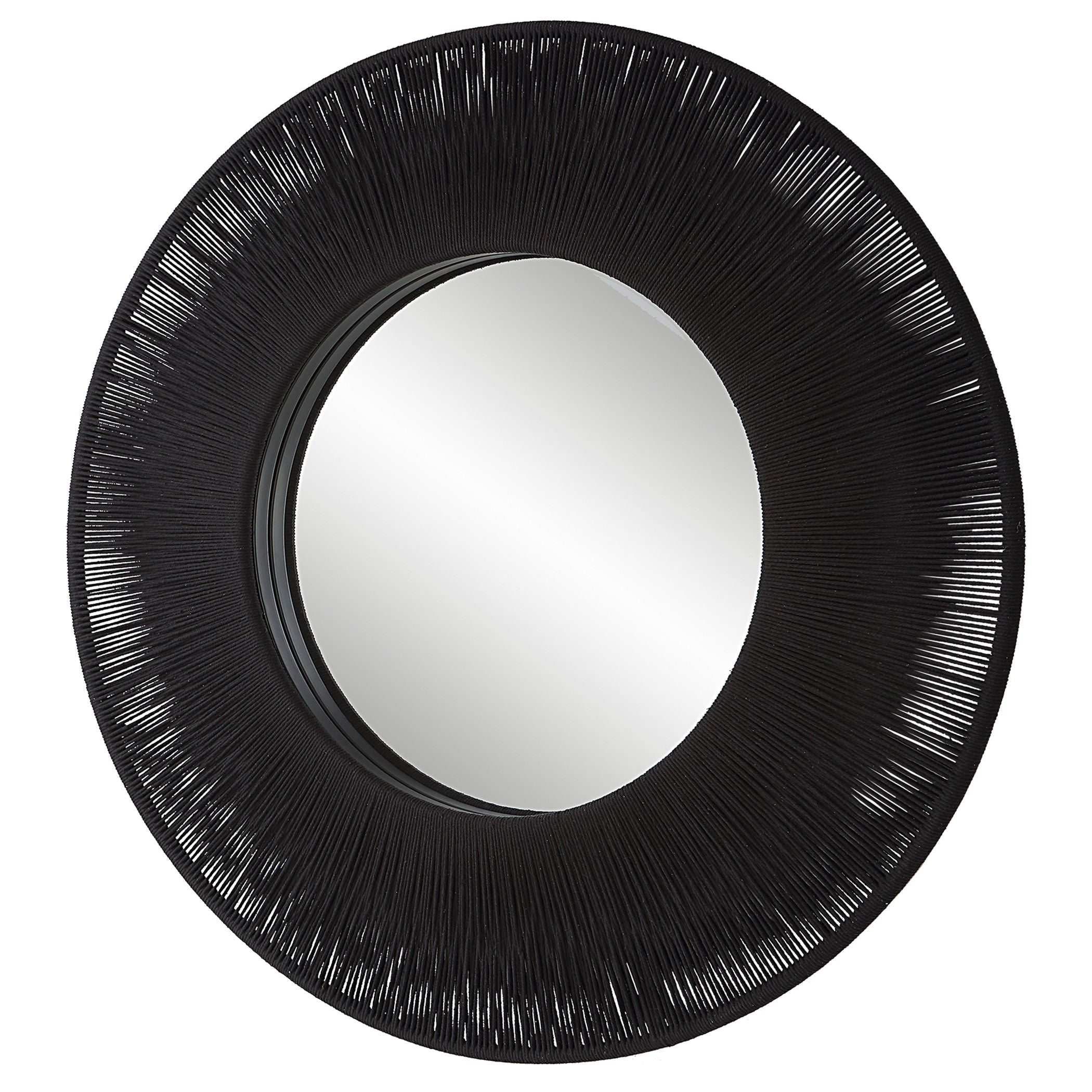 Sailor's Knot - Round Mirror - Black