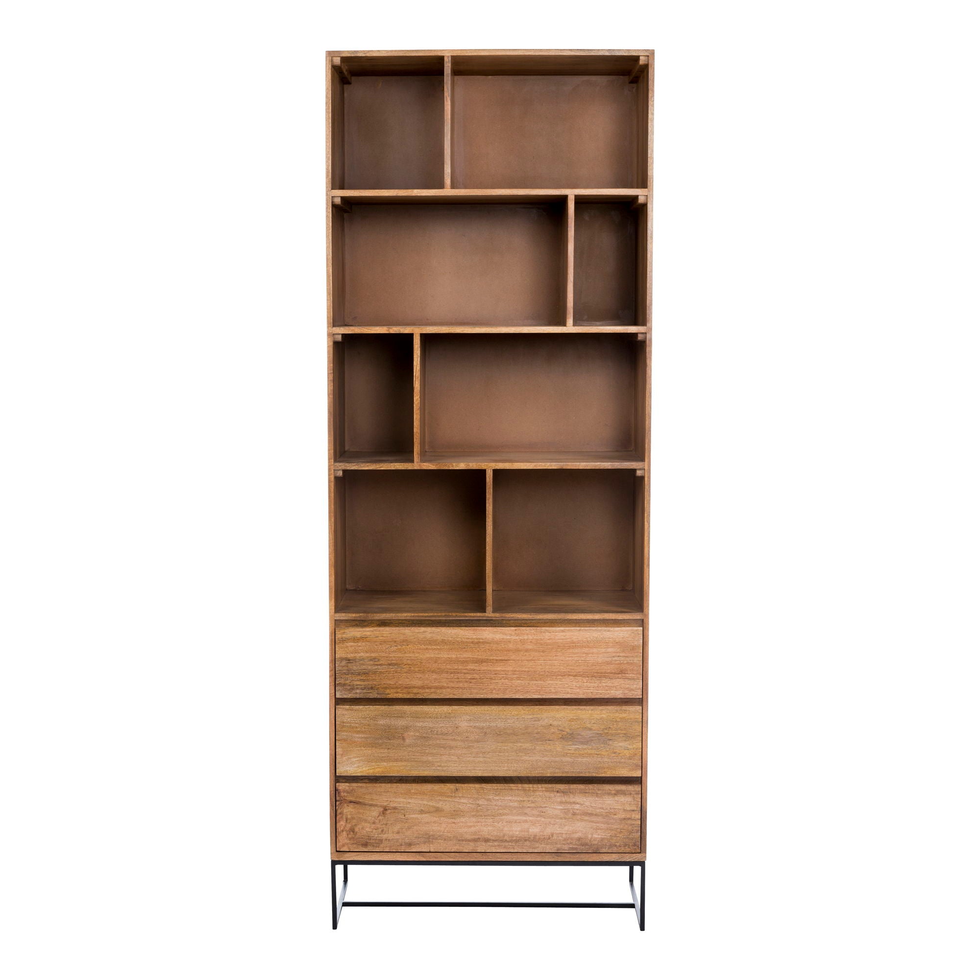 Colvin - Shelf With Drawers - Natural