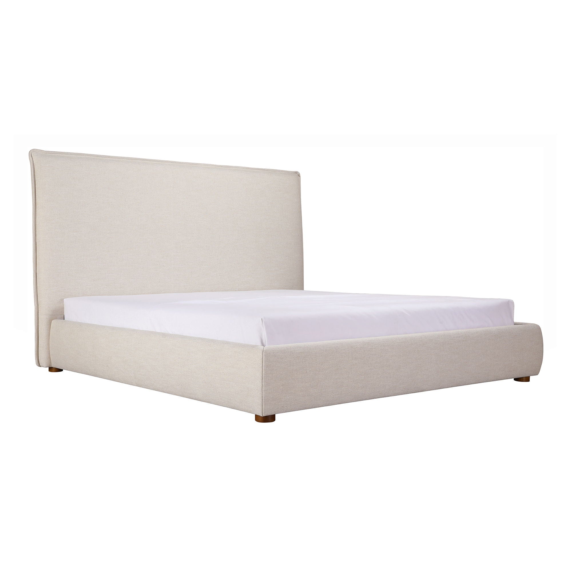 Luzon - Queen Bed Tall Headboard - Wheat