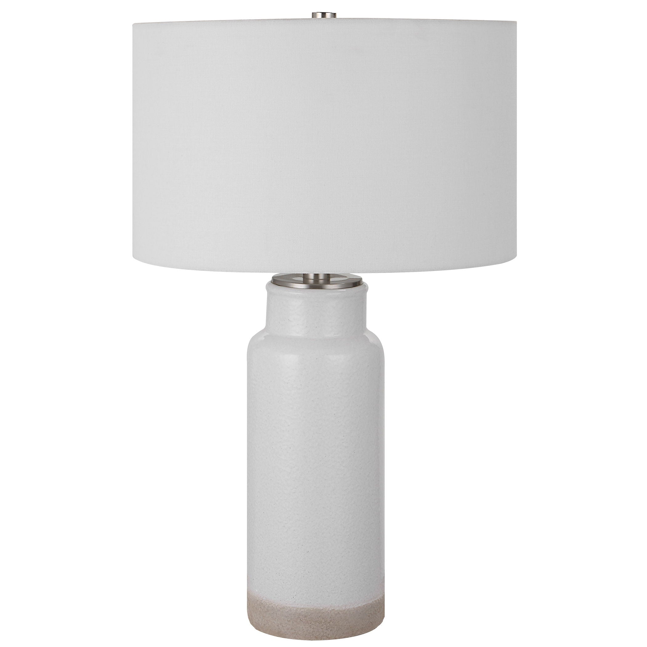 Albany - Farmhouse Table Lamp - White