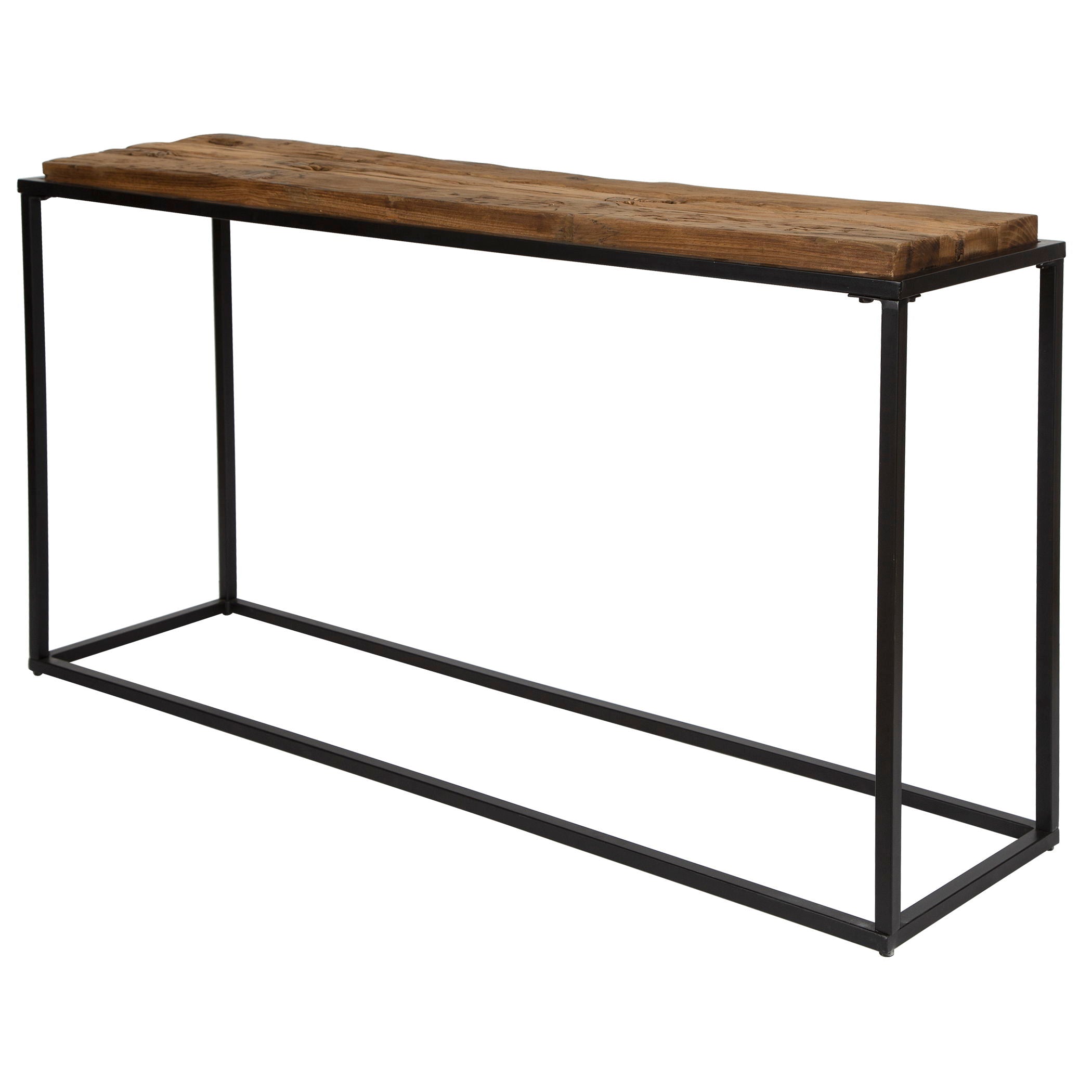 Holston - Salvaged Wood Console Table - Light Brown