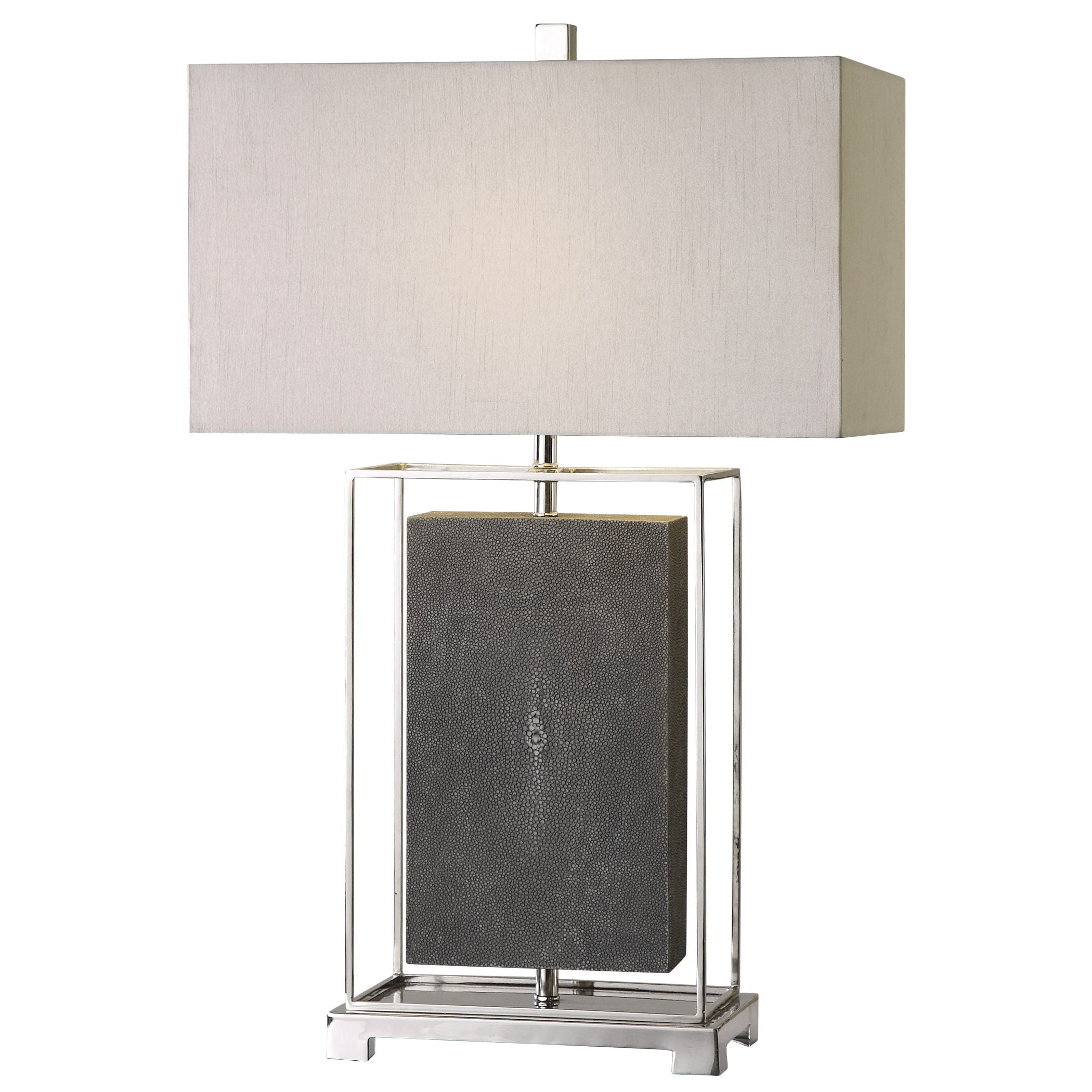 Sakana - Textured Table Lamp - Gray