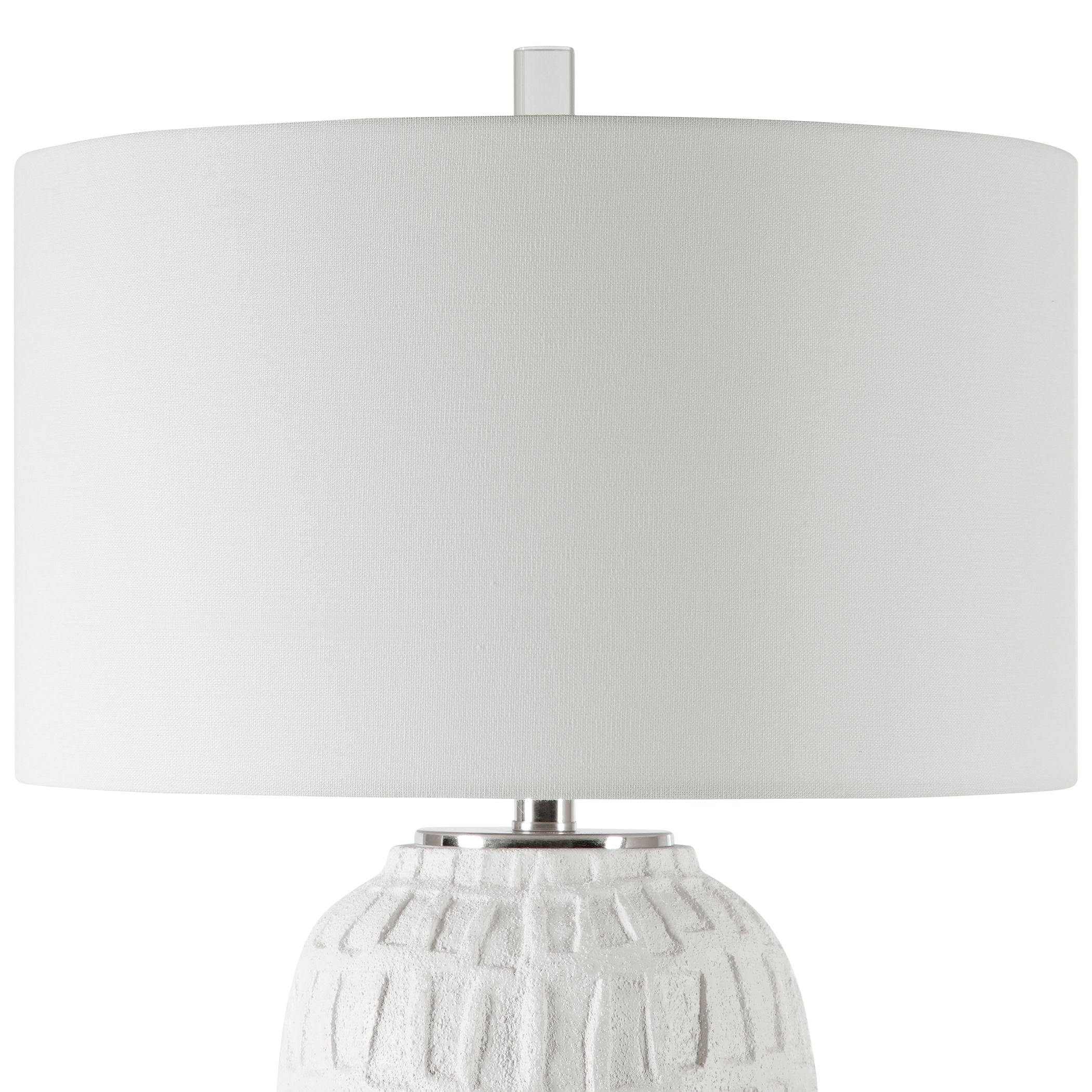Caelina - Textured Table Lamp - White
