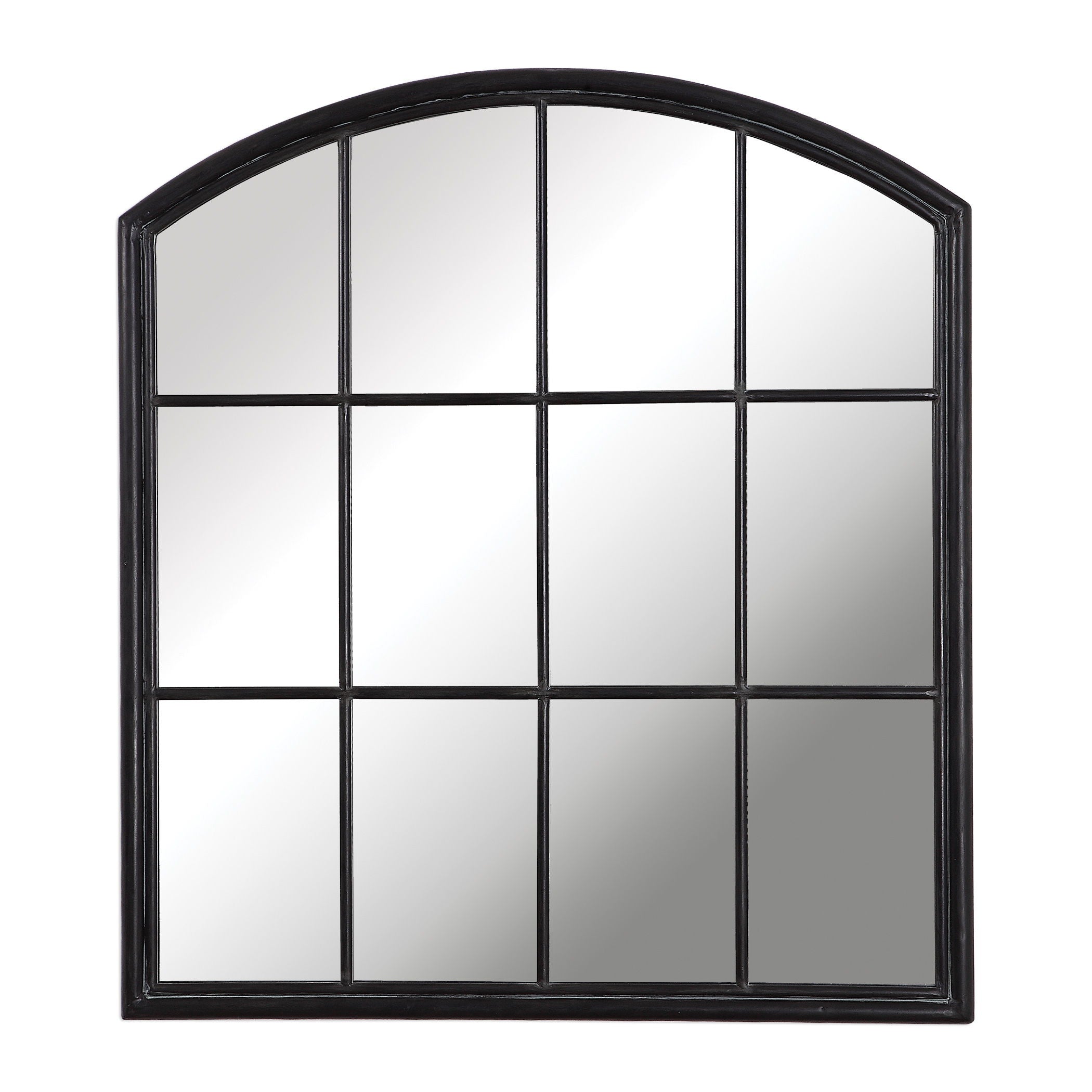 Lyda - Arch Mirror - Aged Black