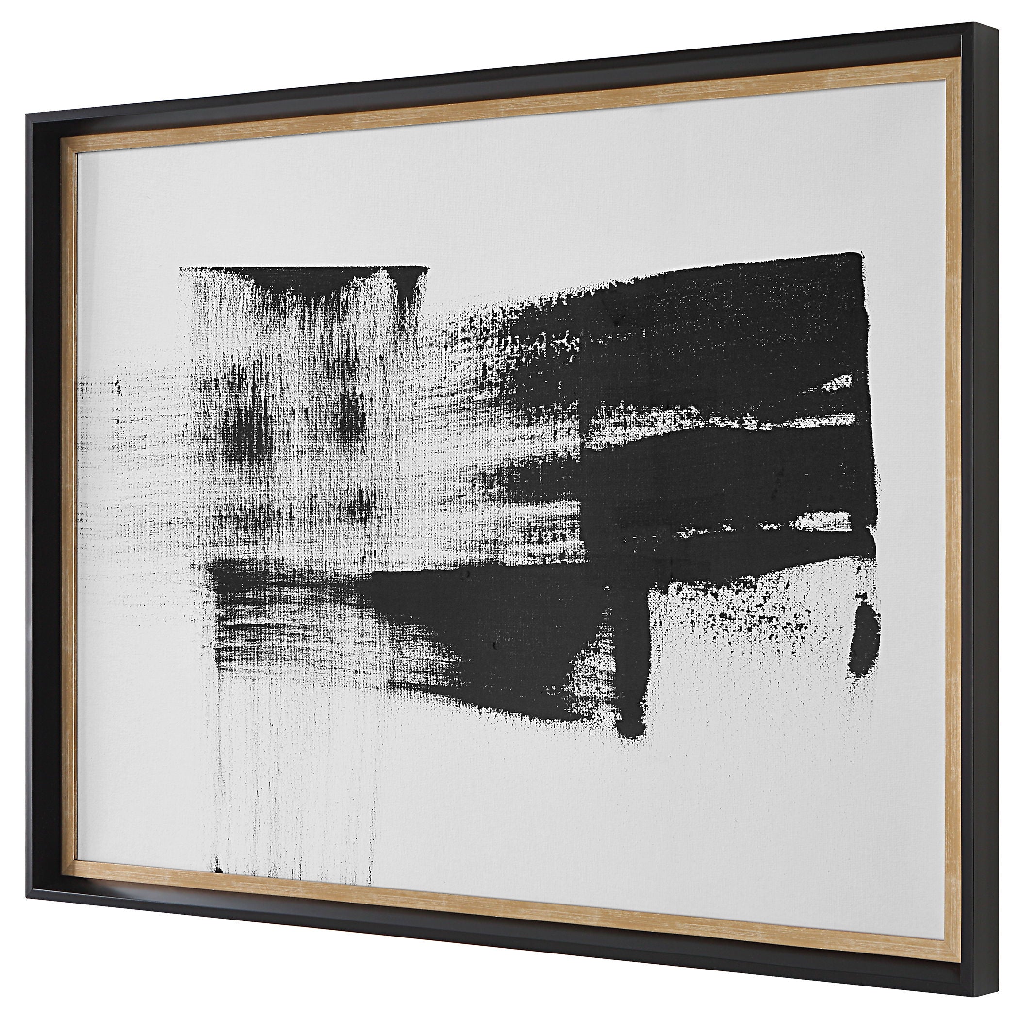Mystere - Framed Contemporary Print - Black