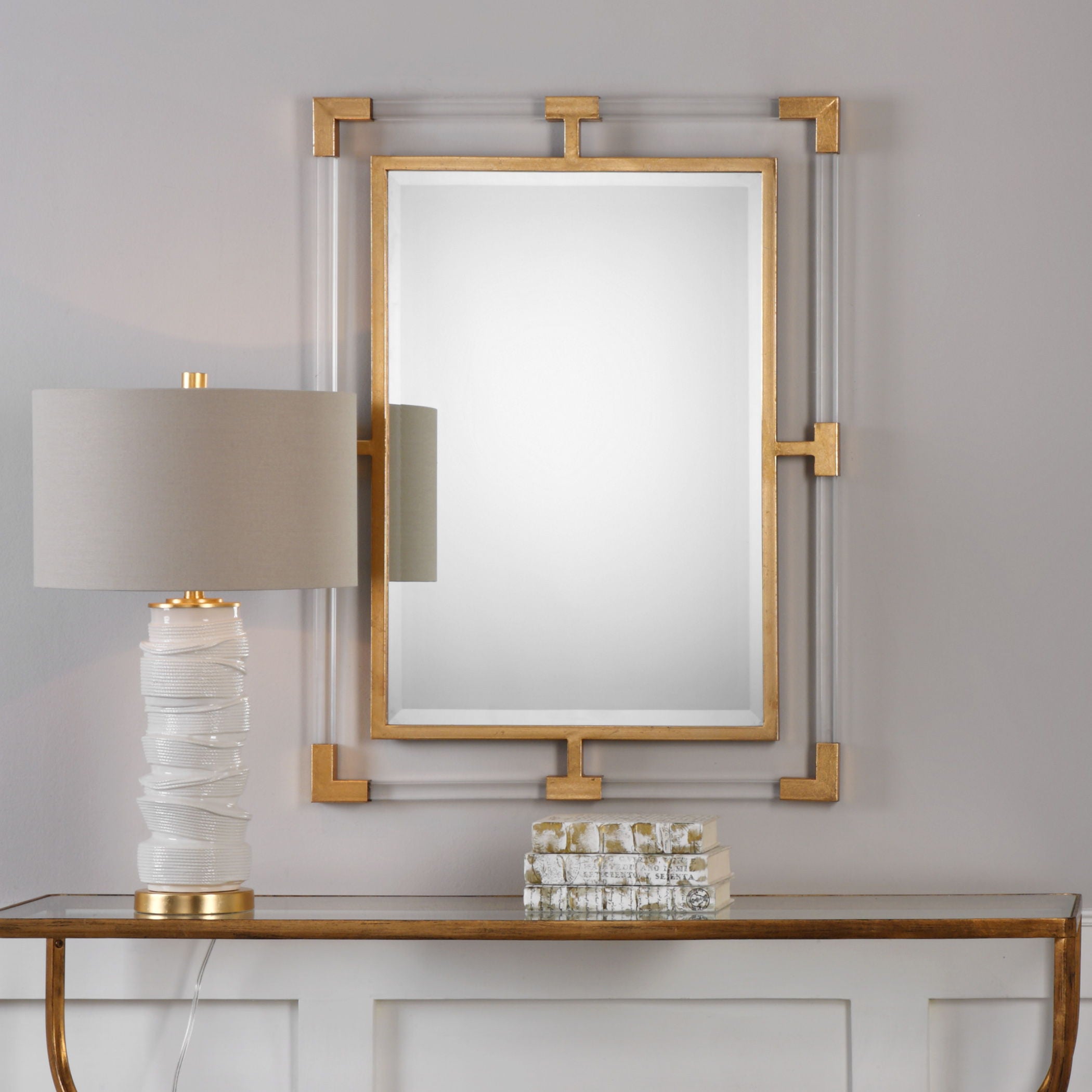 Balkan - Modern Wall Mirror - Gold