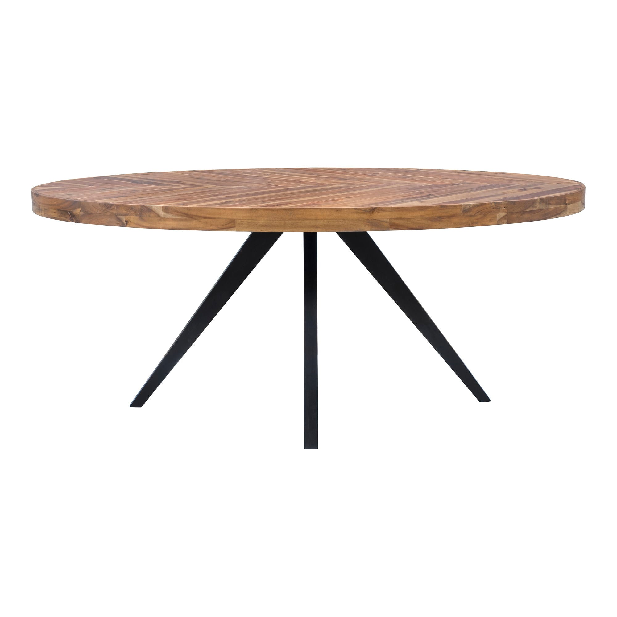 Parq - Oval Dining Table - Brown
