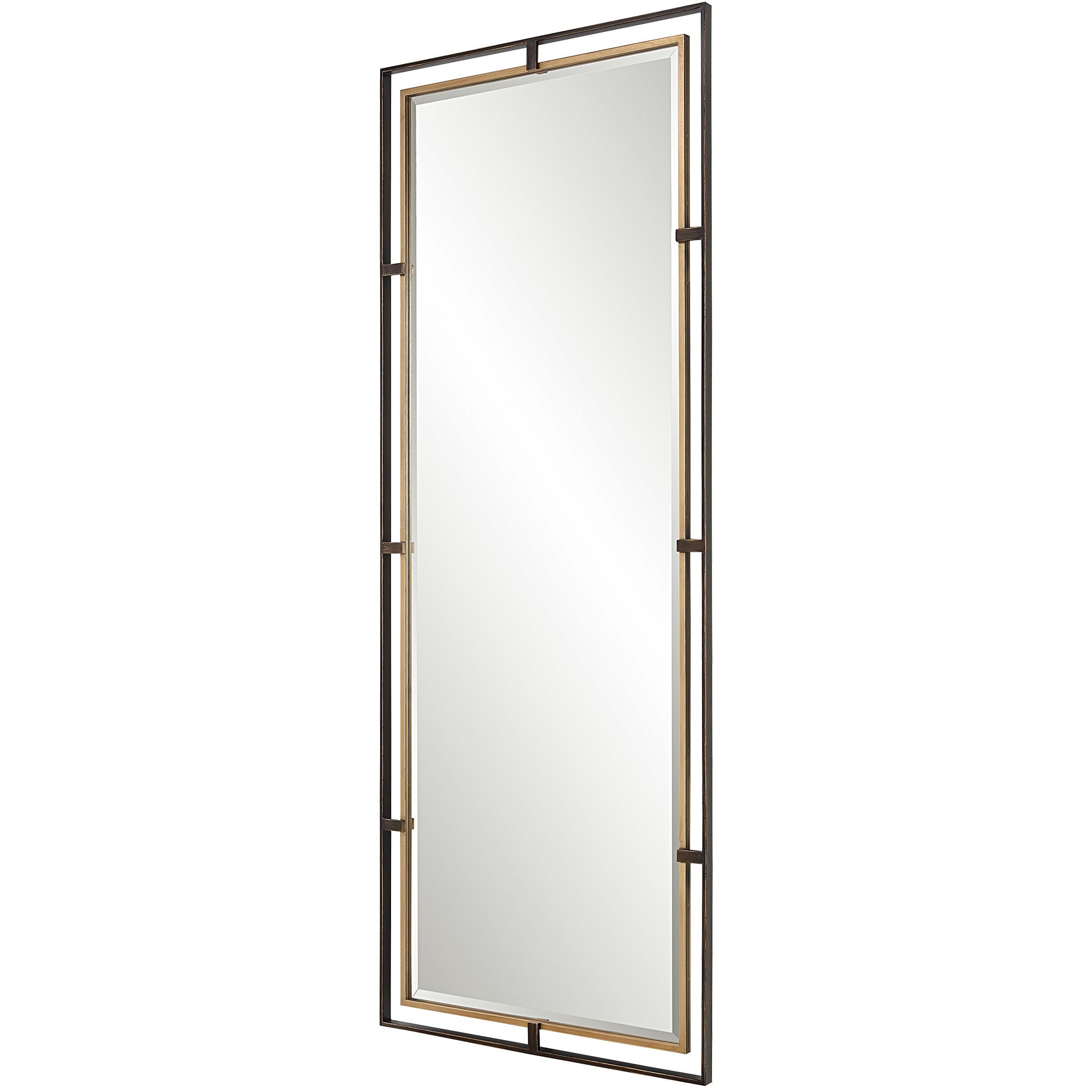 Carrizo - Tall Mirror - Bronze & Gold