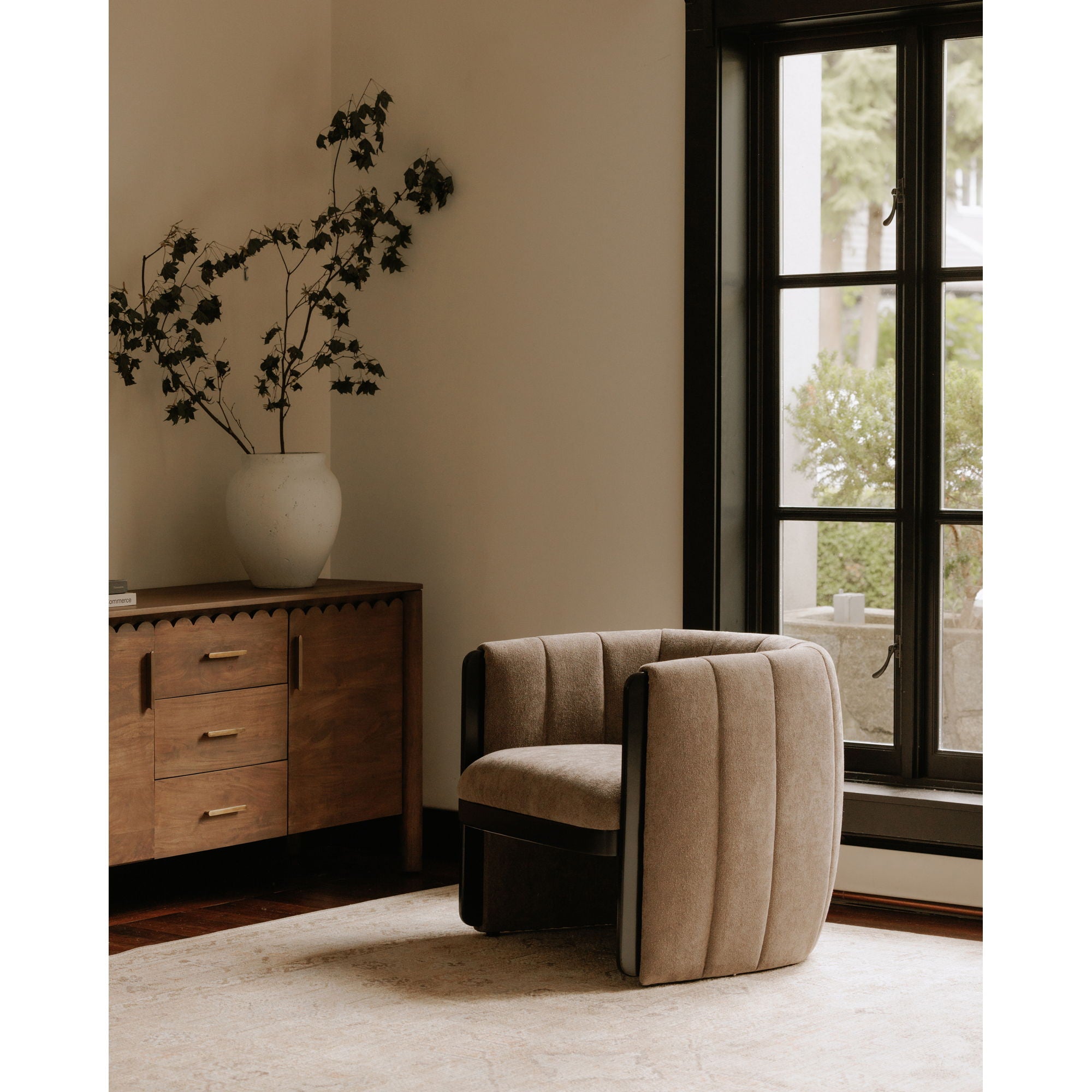 Francis - Accent Chair - Taupe