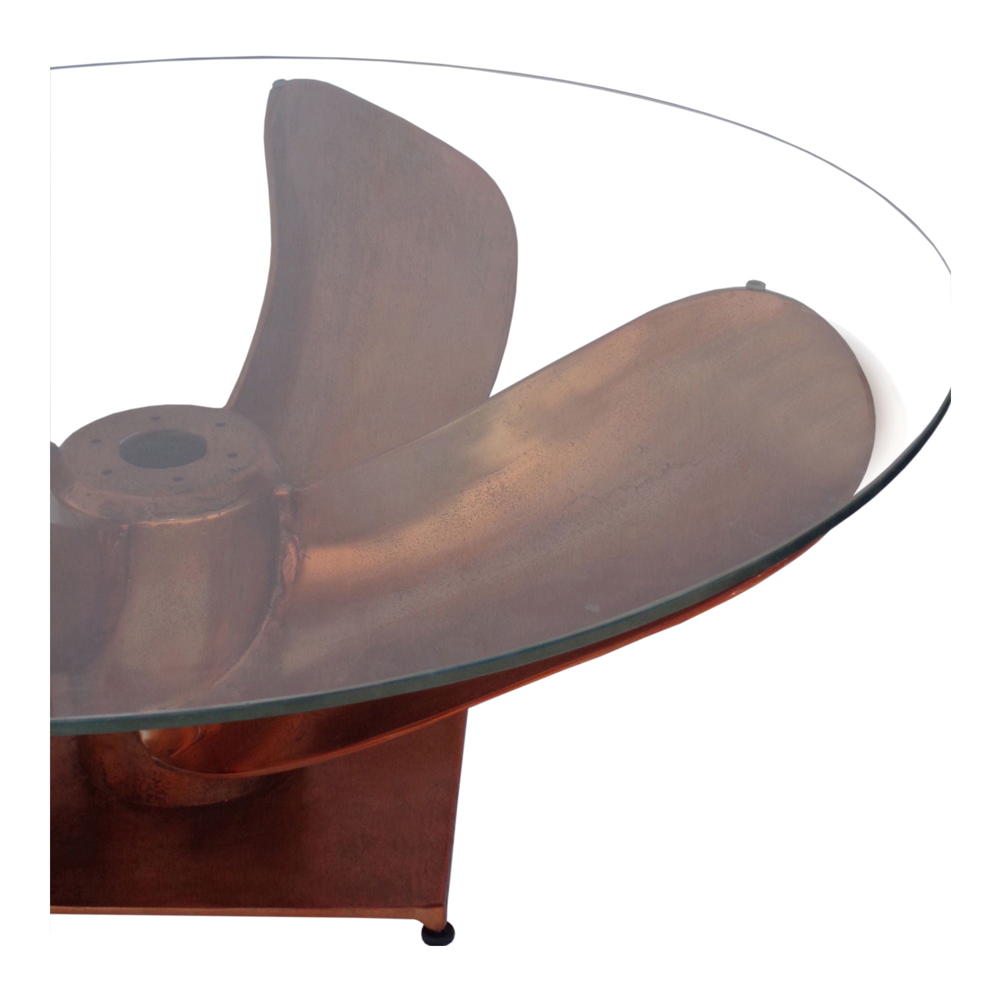 Archimedes - Coffee Table - Brown - Aluminum