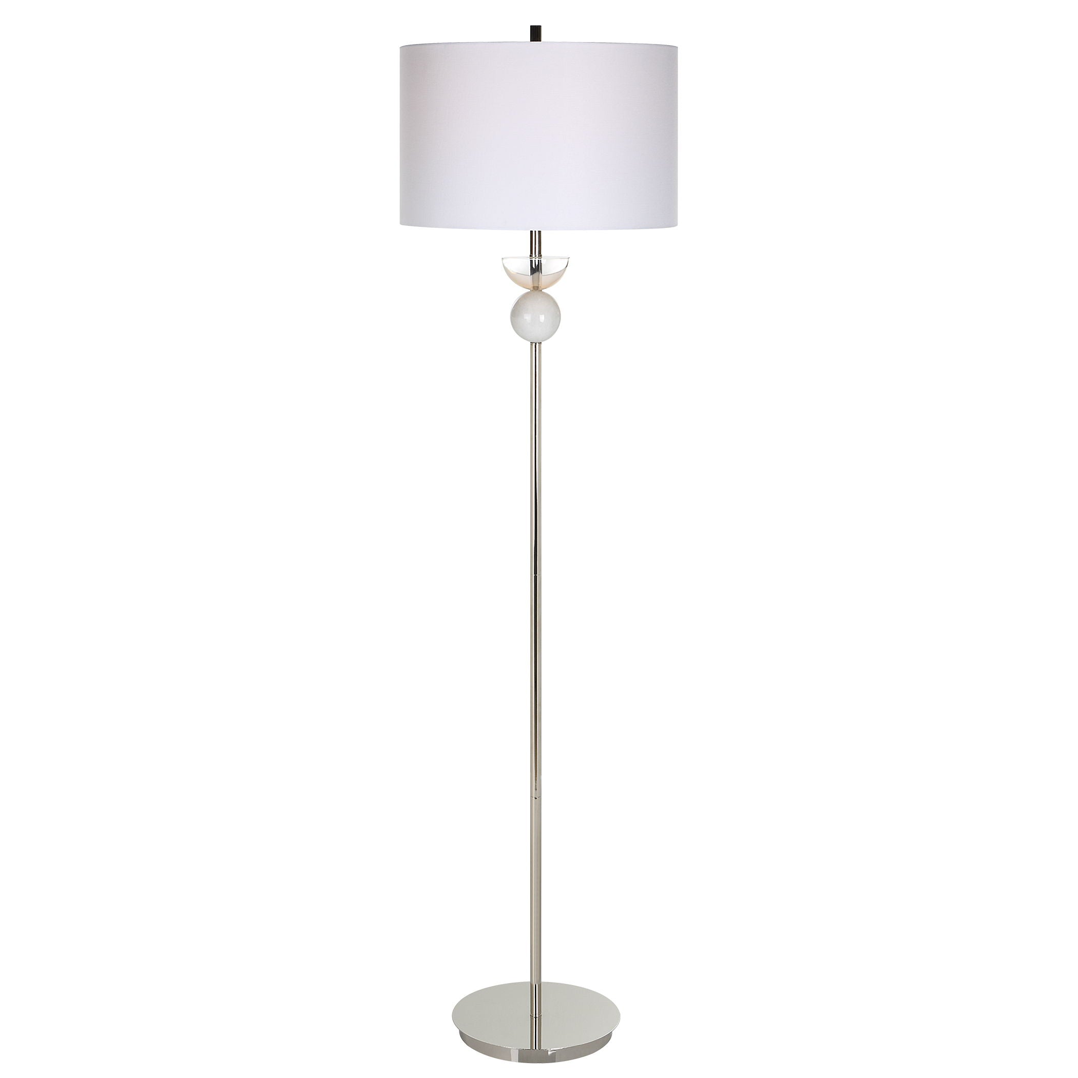Exposition - Nickel Floor Lamp