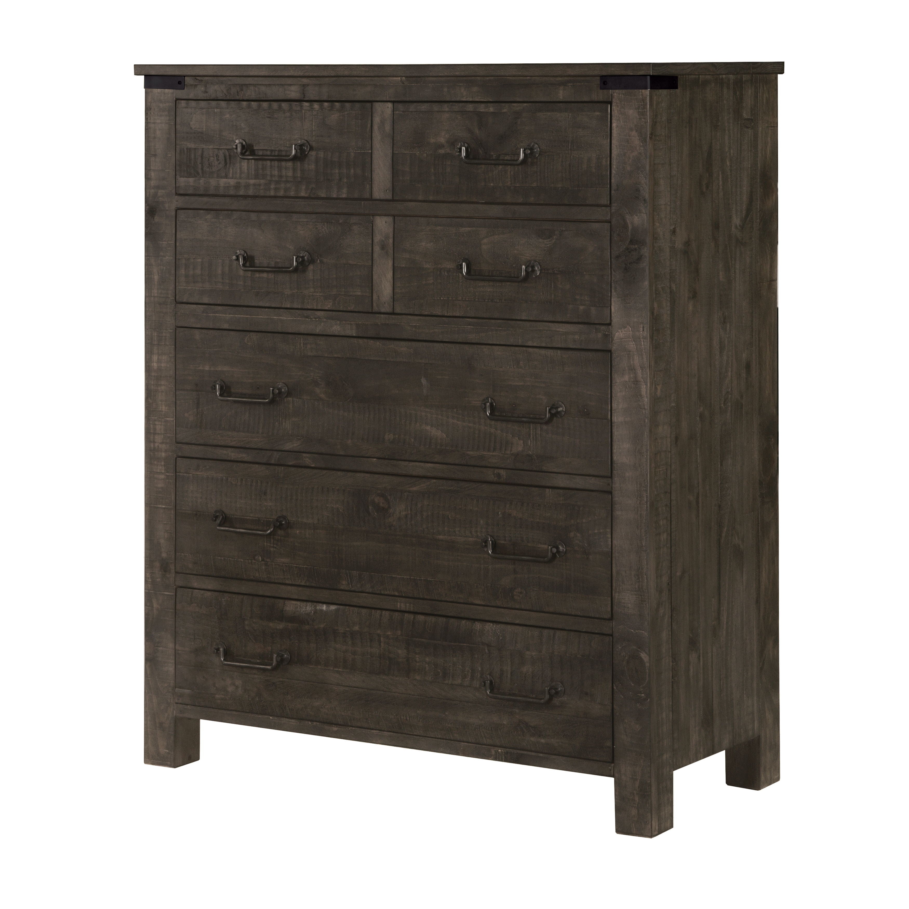 Abington - 5 Drawer Chest - Weathered Charcoal