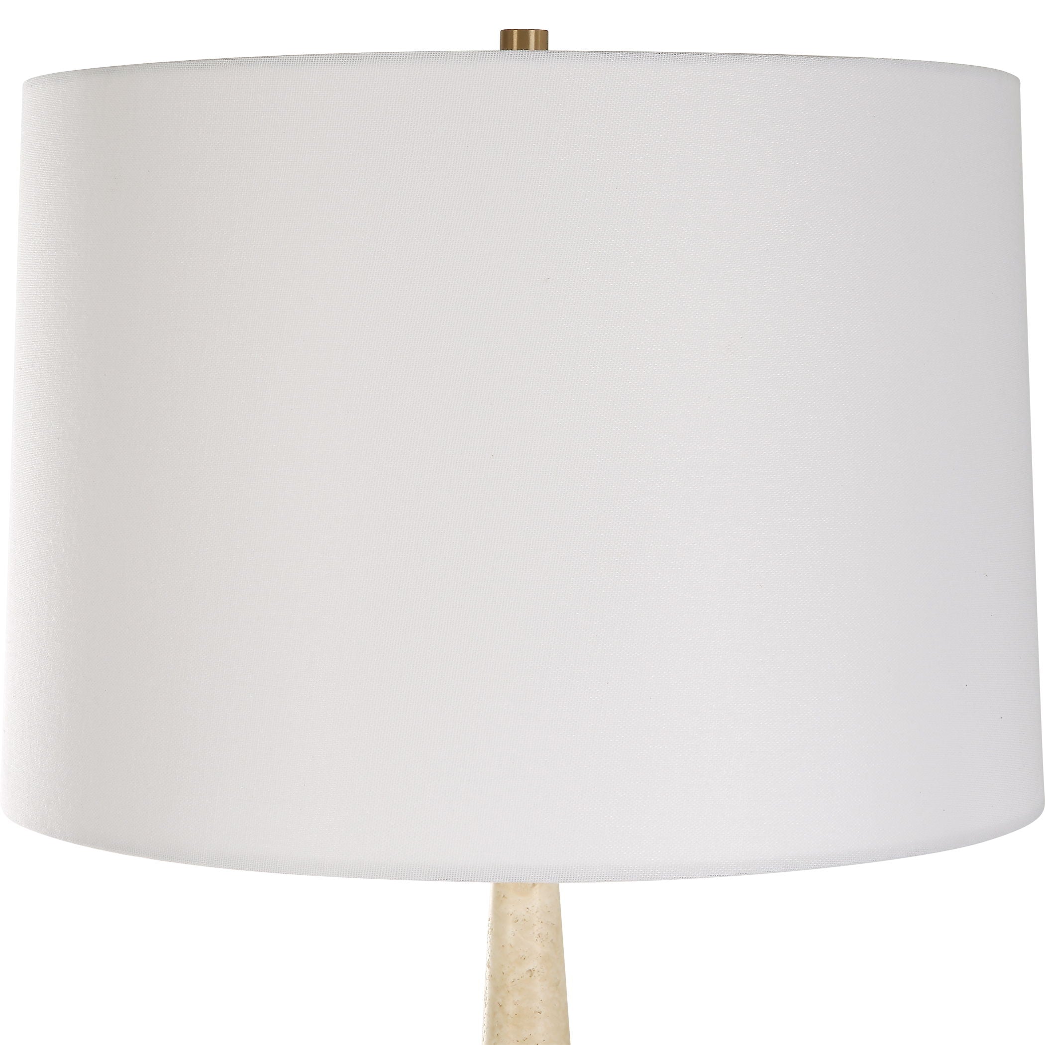 Palu - Travertine Table Lamp - Beige