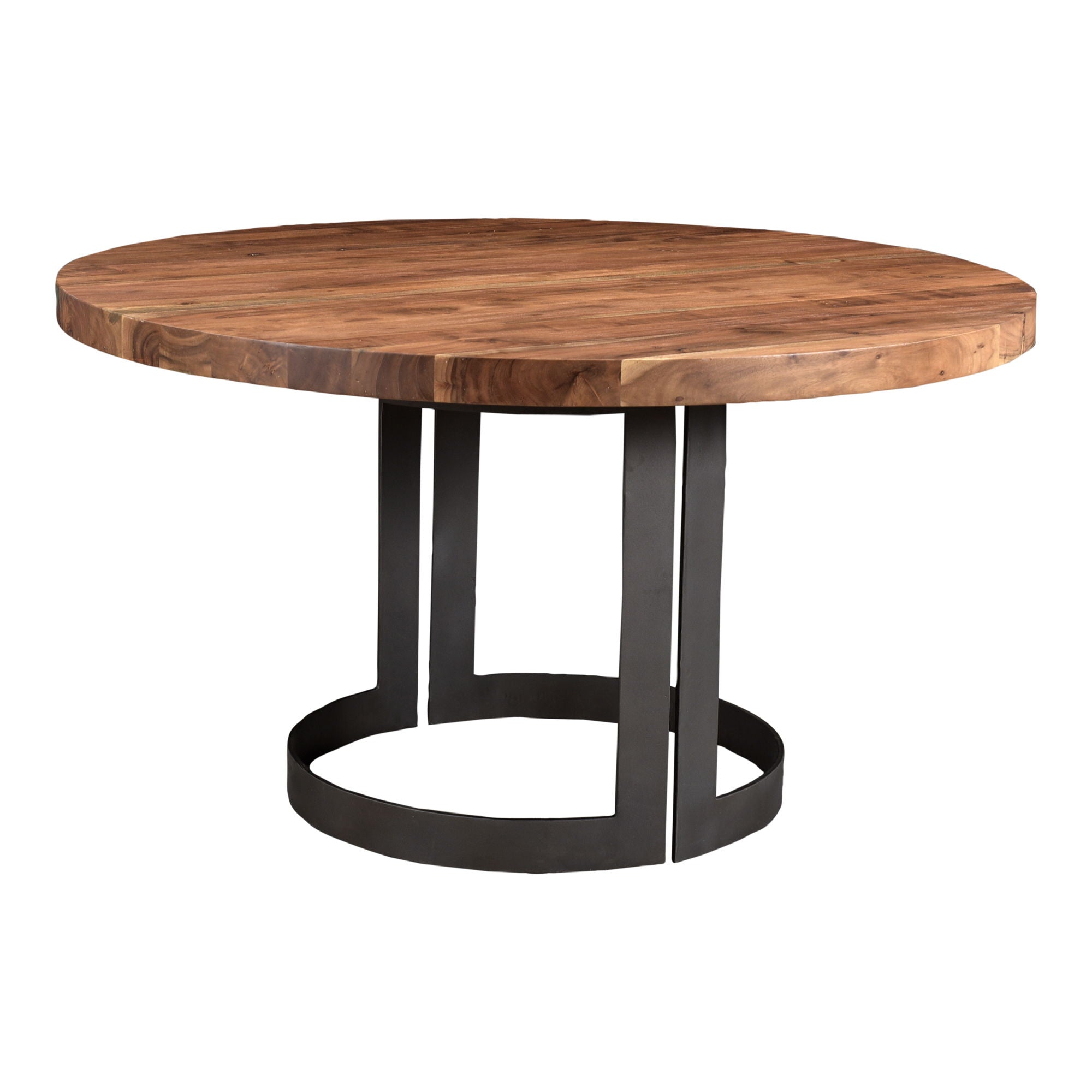 Bent - Round Dining Table - Natural Stain