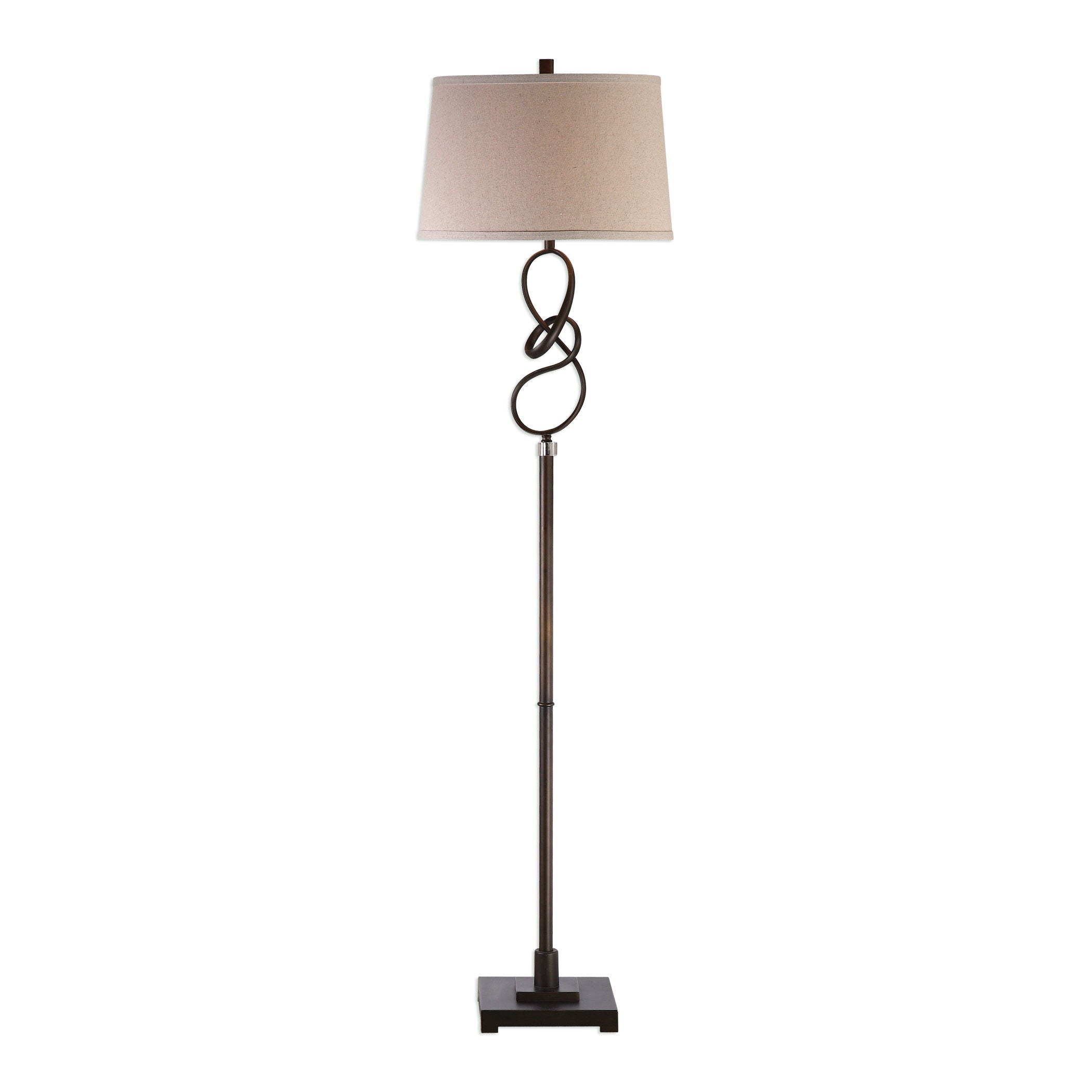 Tenley - Twisted Floor Lamp - Bronze