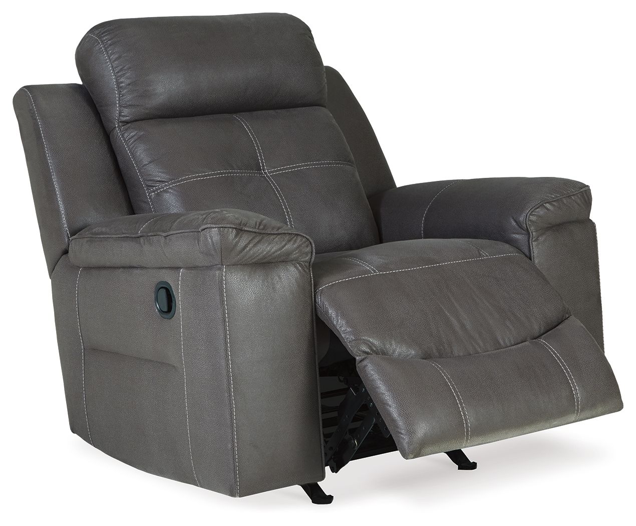 Jesolo - Dark Gray - Rocker Recliner - Faux Leather