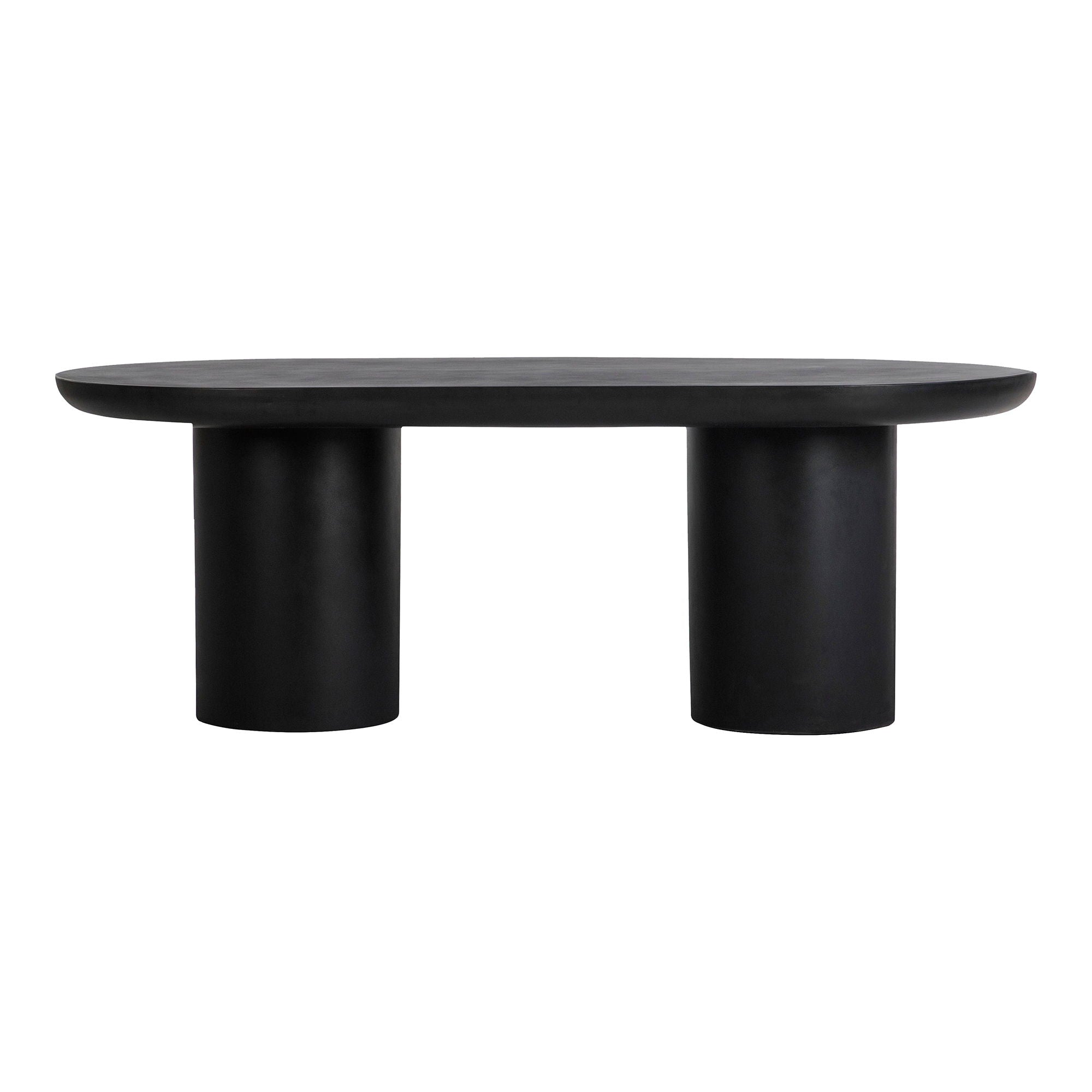 Rocca - Dining Table - Black - Cement