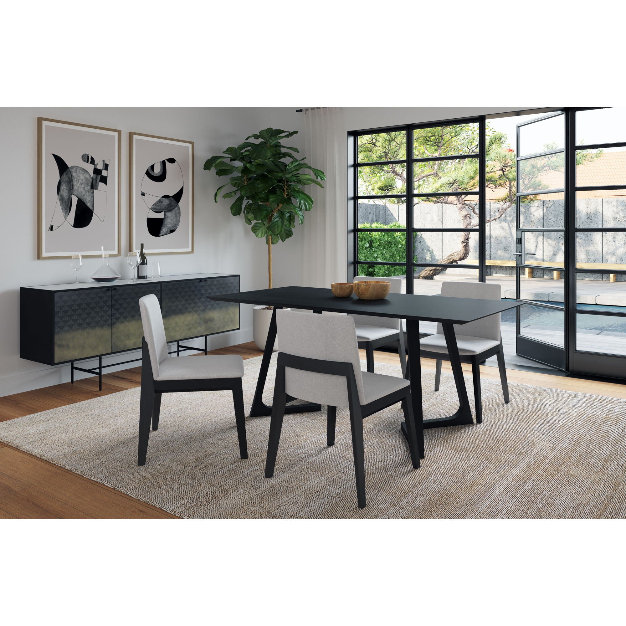 Godenza - Dining Table - Black