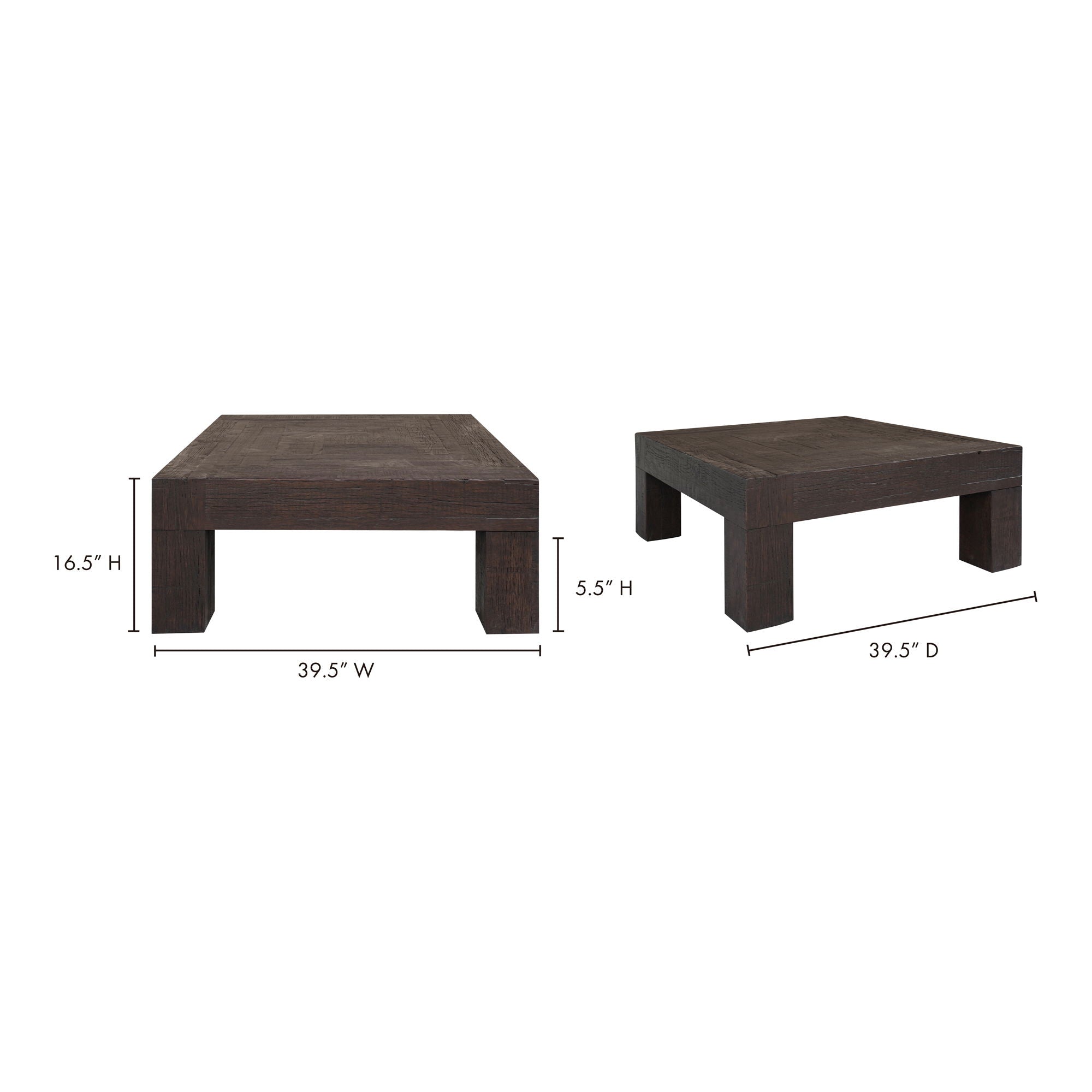 Evander - Coffee Table - Dark Brown