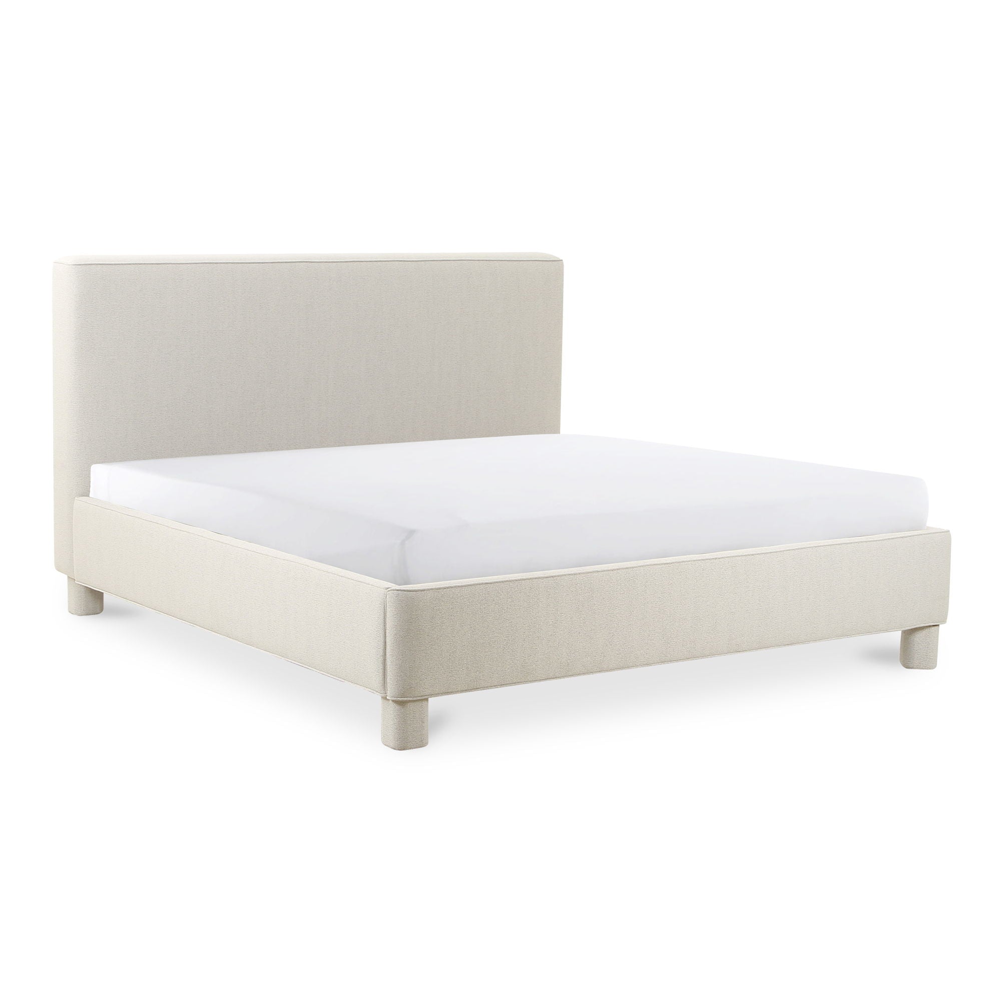 Ichigo - King Bed - Light Gray