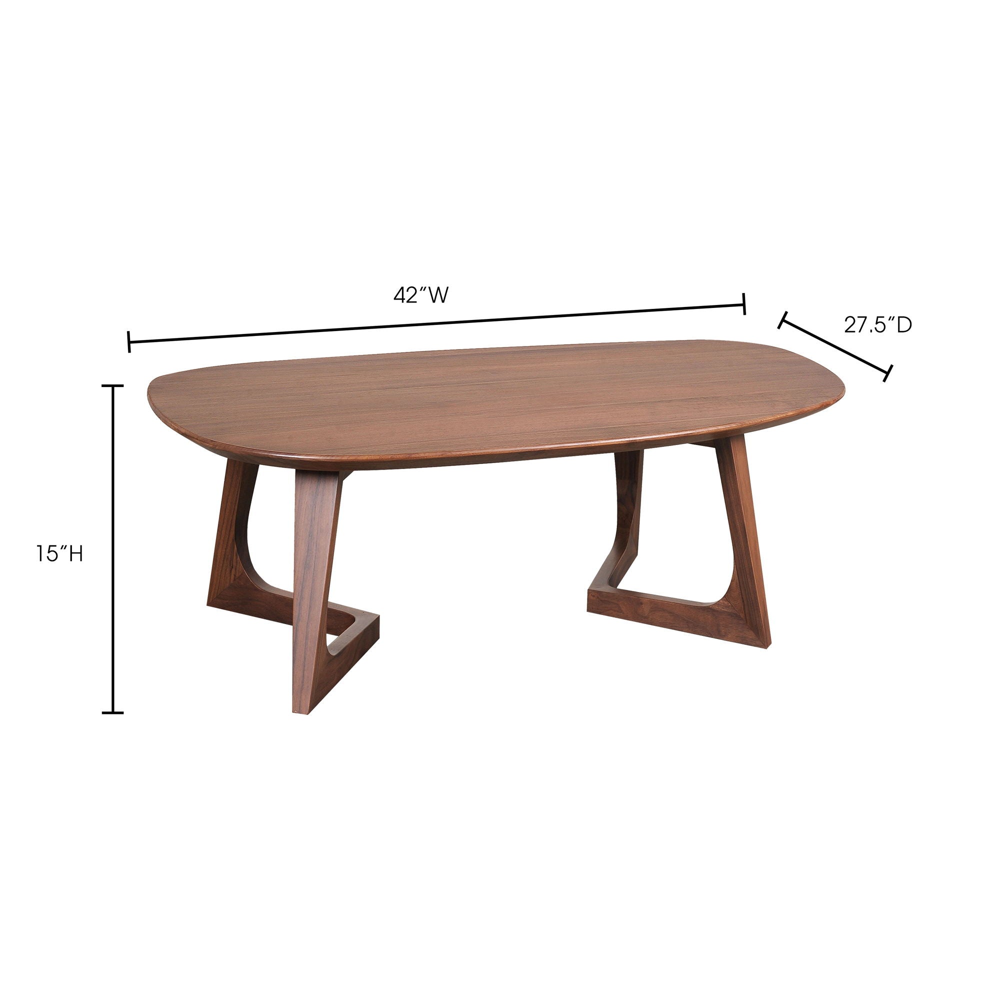 Godenza - Coffee Table Small - Natural Walnut